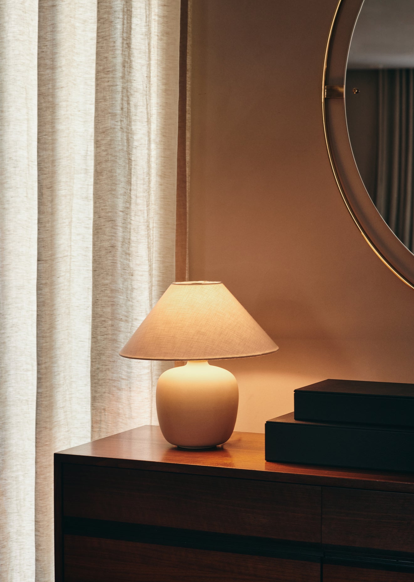 Round Mirror NIMBUS Polished Brass