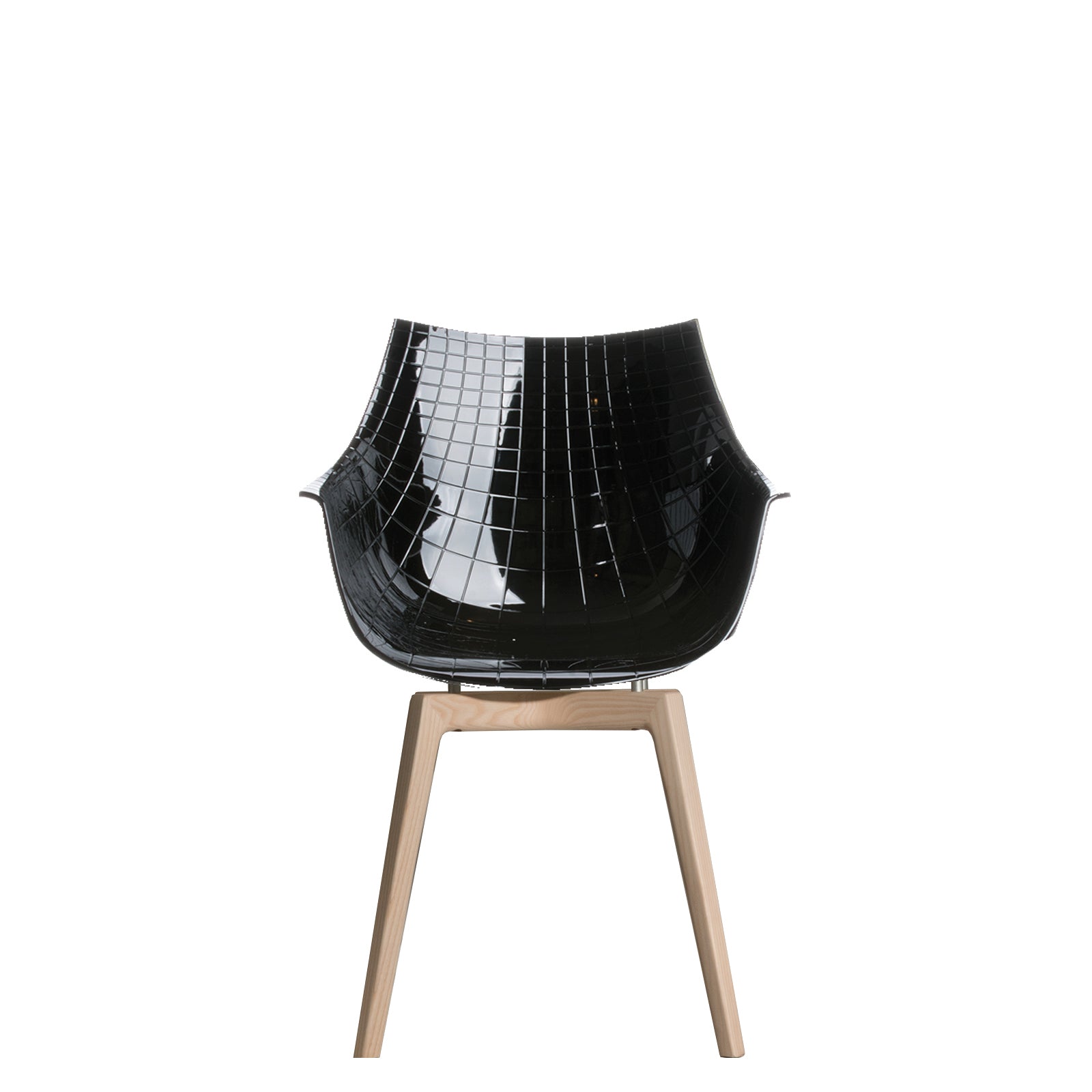 Black Meridiana chair with ash base
