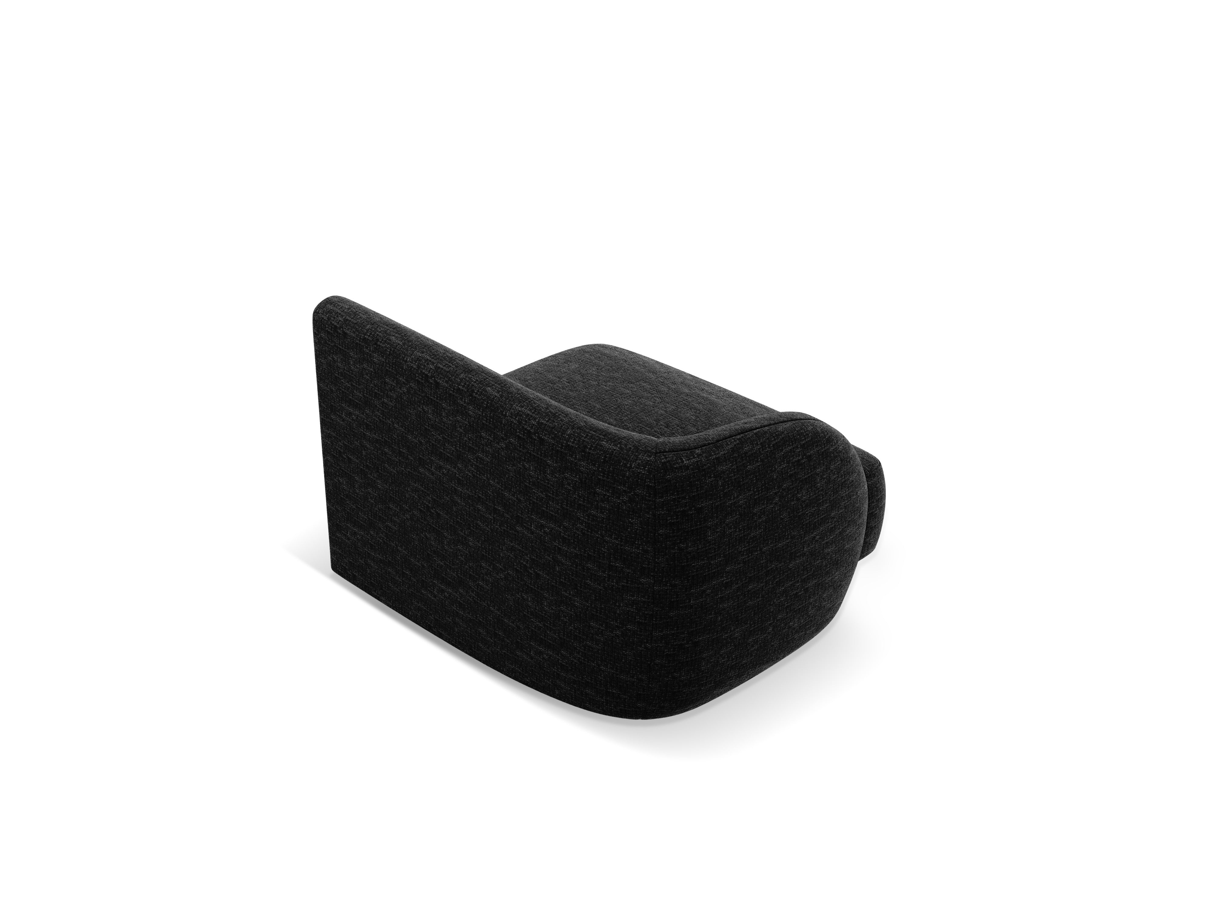 Modulares Sofa - Linkes Modul MILEY schwarzer Chenille