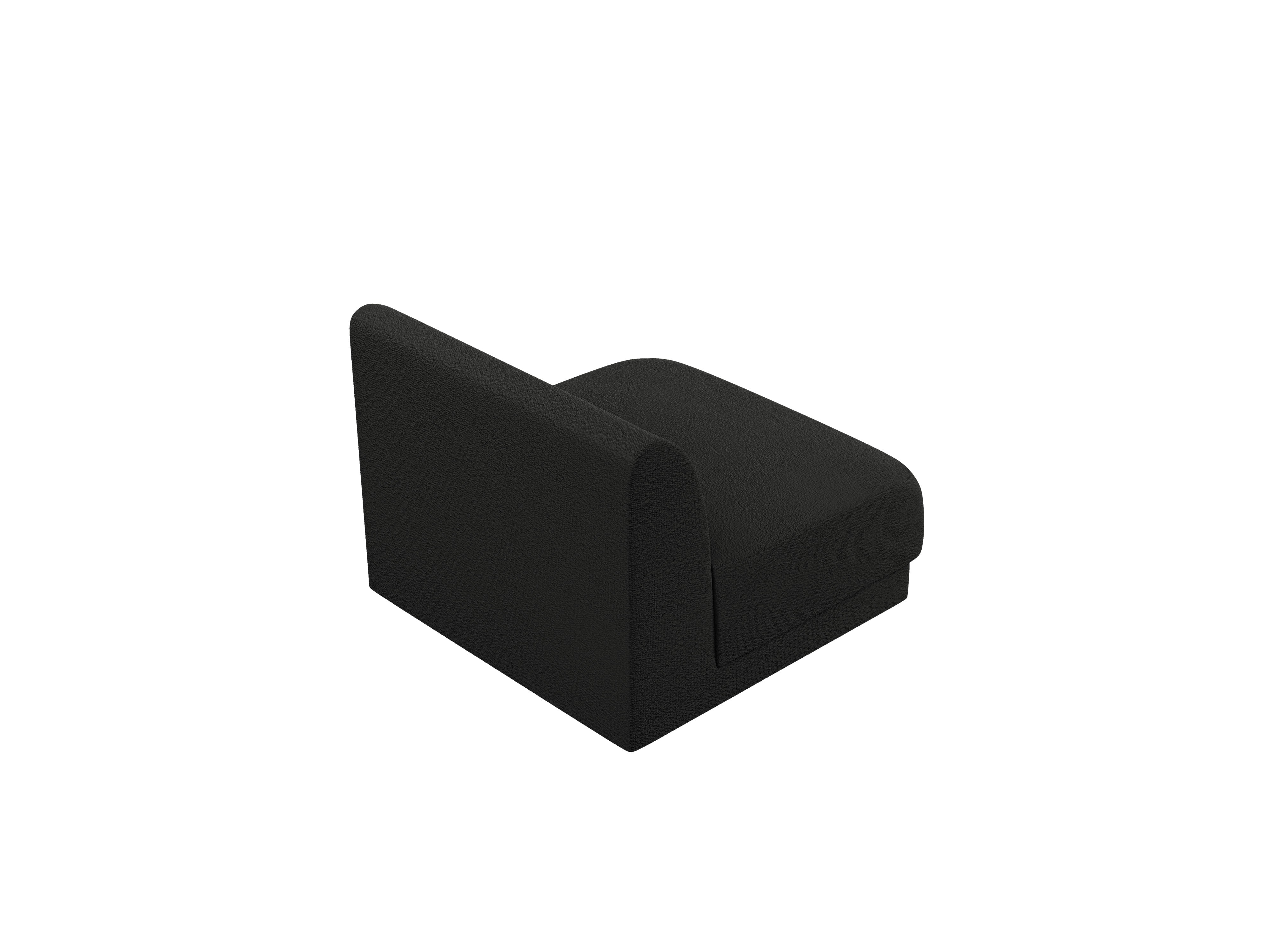 Sessel / Modul MILEY schwarzes Boucle