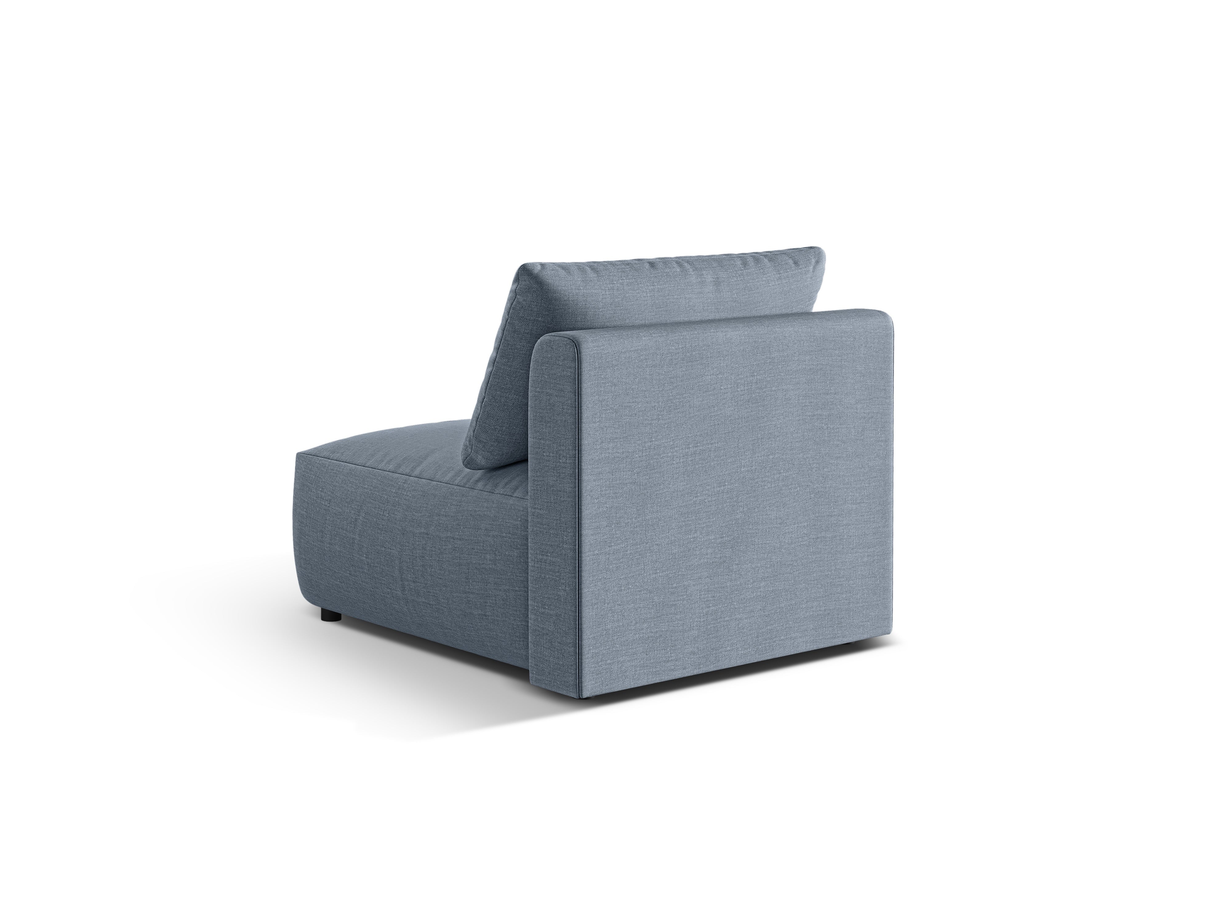 CHRIS Modular Sofa - Light Blue Chenille Center Element