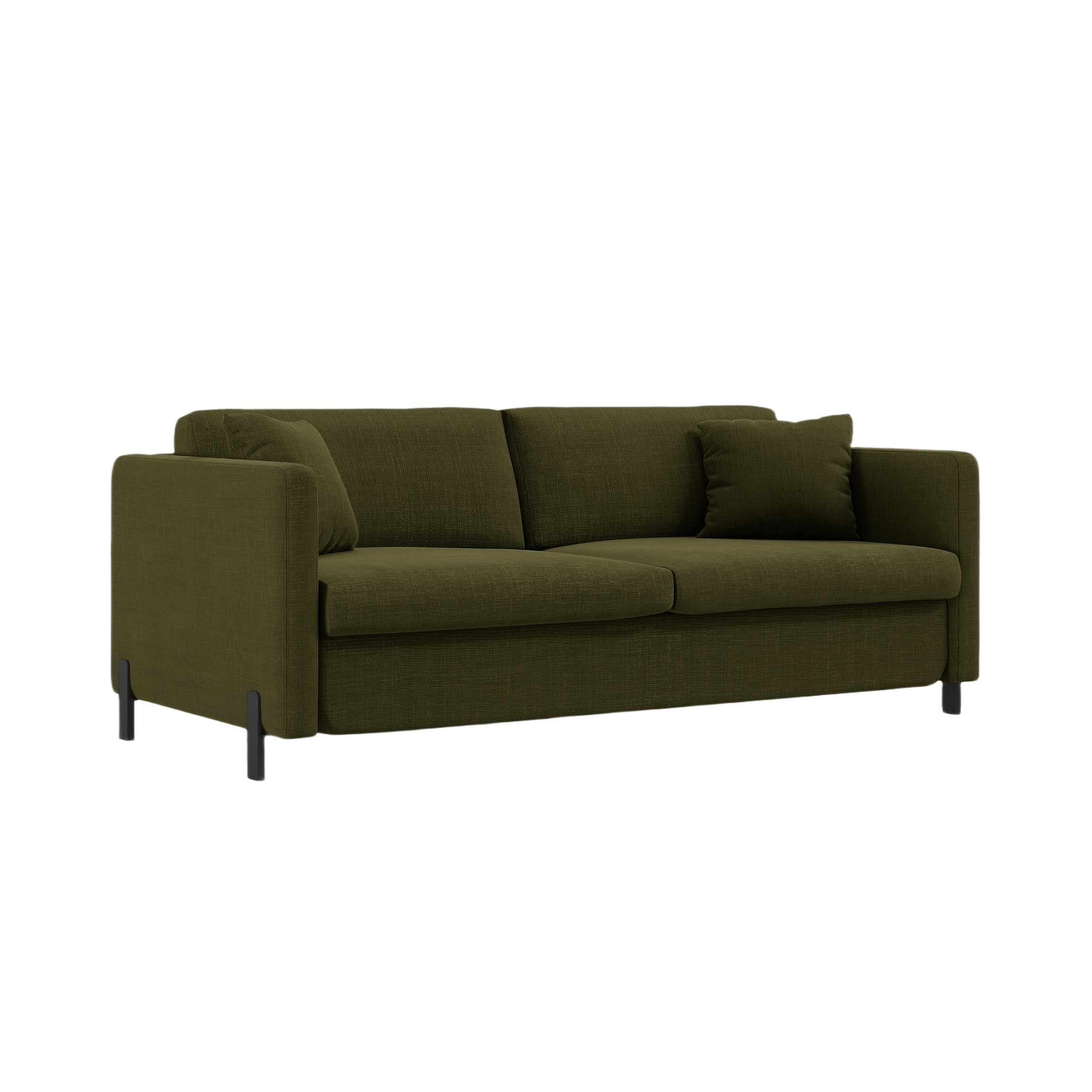 Sofa with bed function, "Gloria", 2 Seats, Green, 182x102x80
Made in Europe