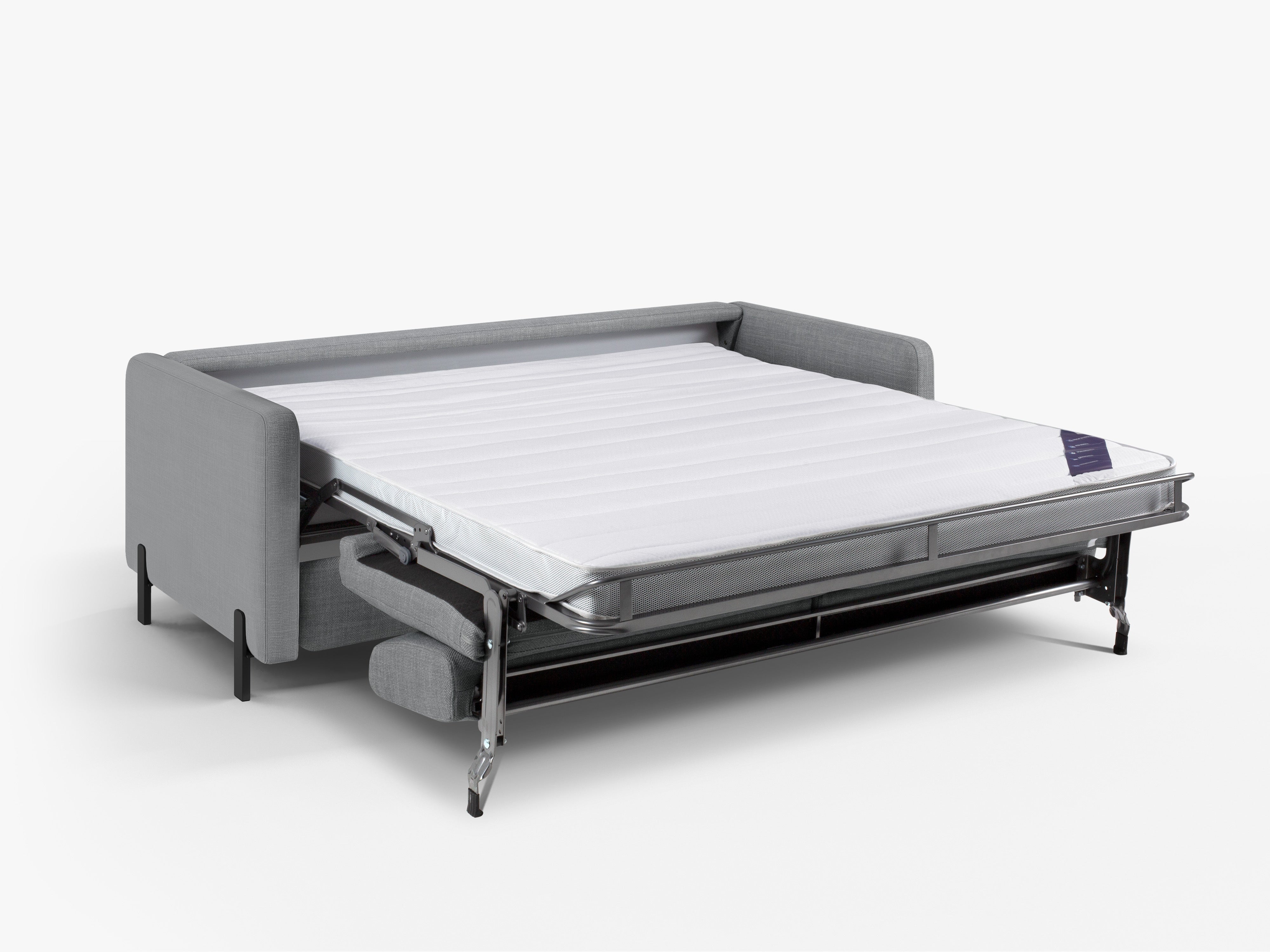 Sofa with bed function, "Gloria", 2 Seats, Light Gray, 182x102x80
Made in Europe