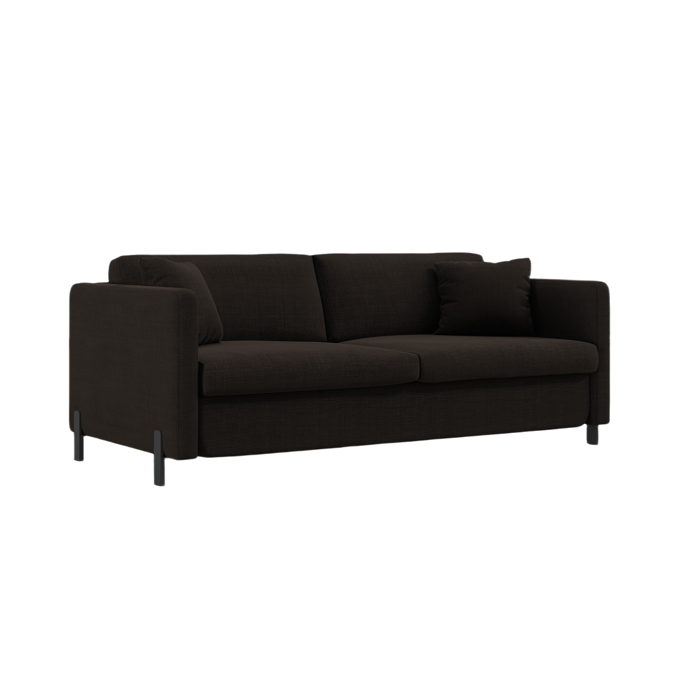 Sofa with bed function, "Gloria", 2 Seats, Dark Gray, 182x102x80
Made in Europe