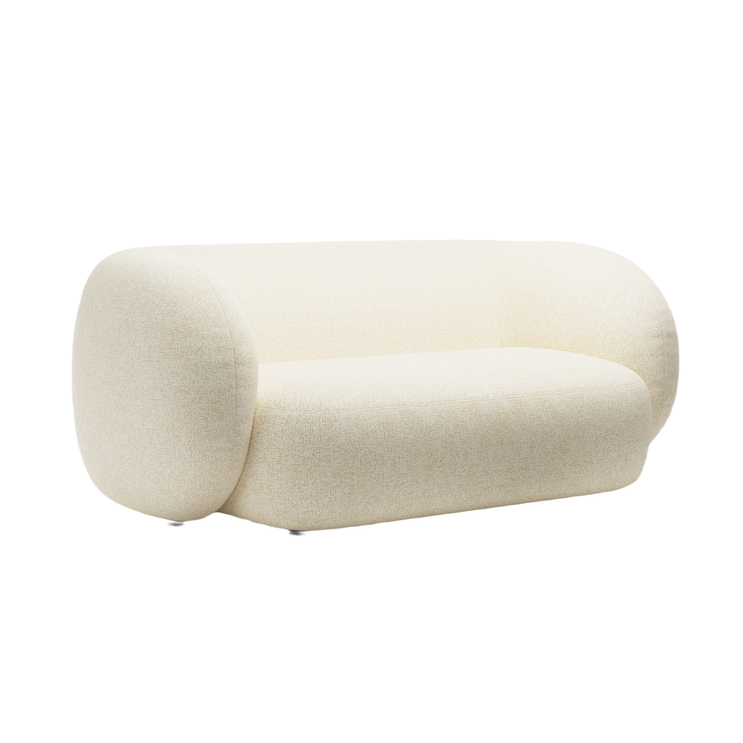2-seater Sofa KATE light beige mélange
