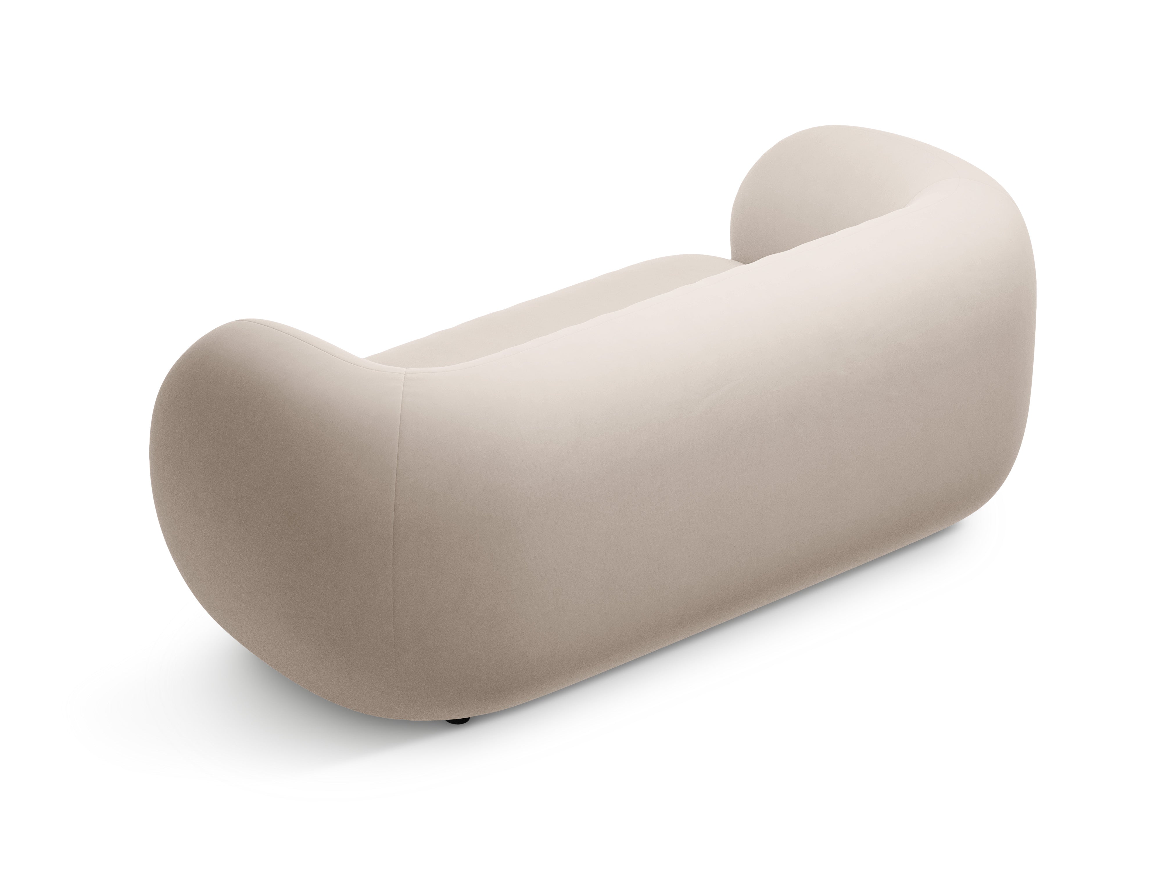 Velvet 2-Seater Sofa KATE Beige