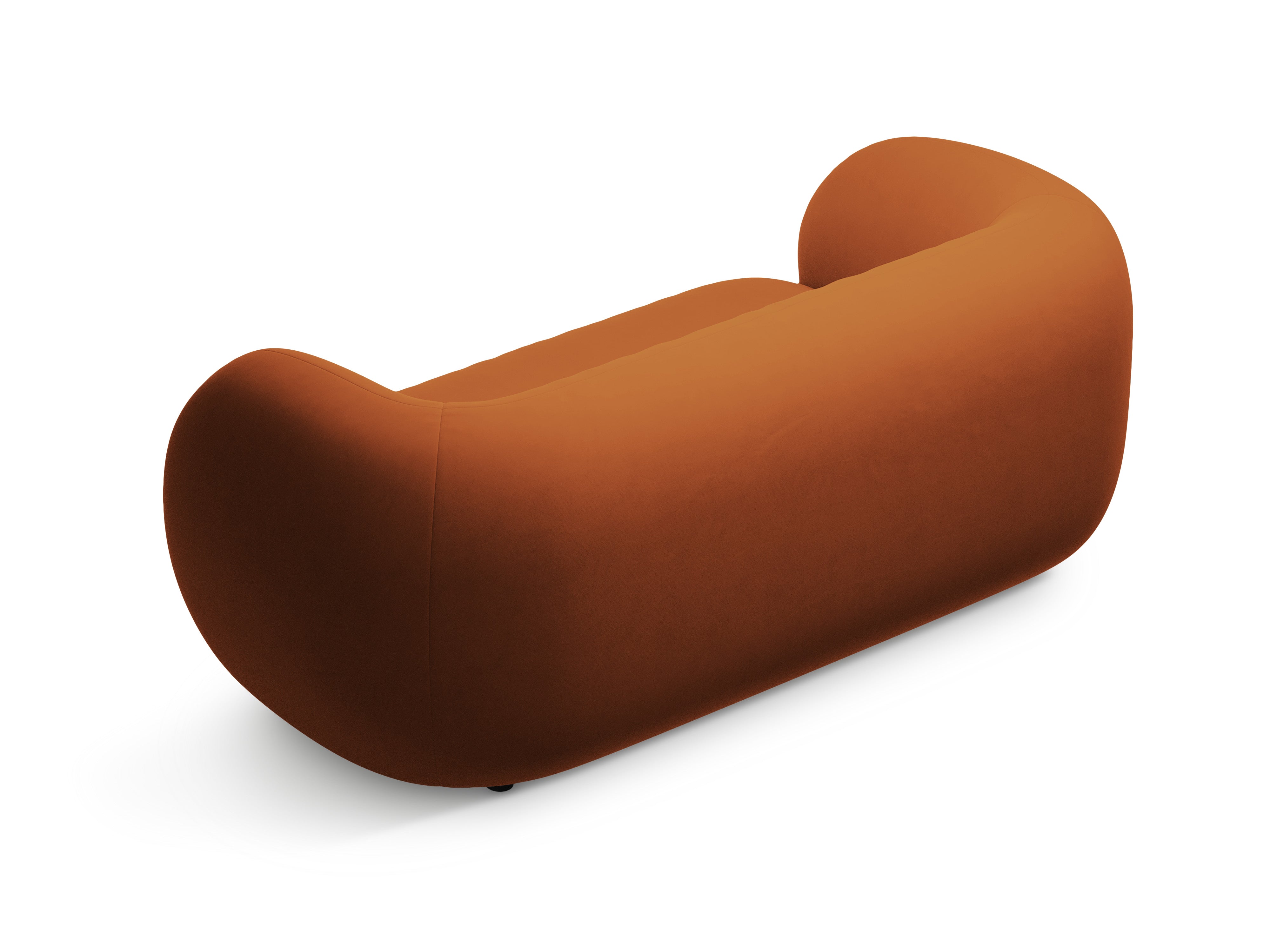 Velvet 2-Seater Sofa KATE terracotta