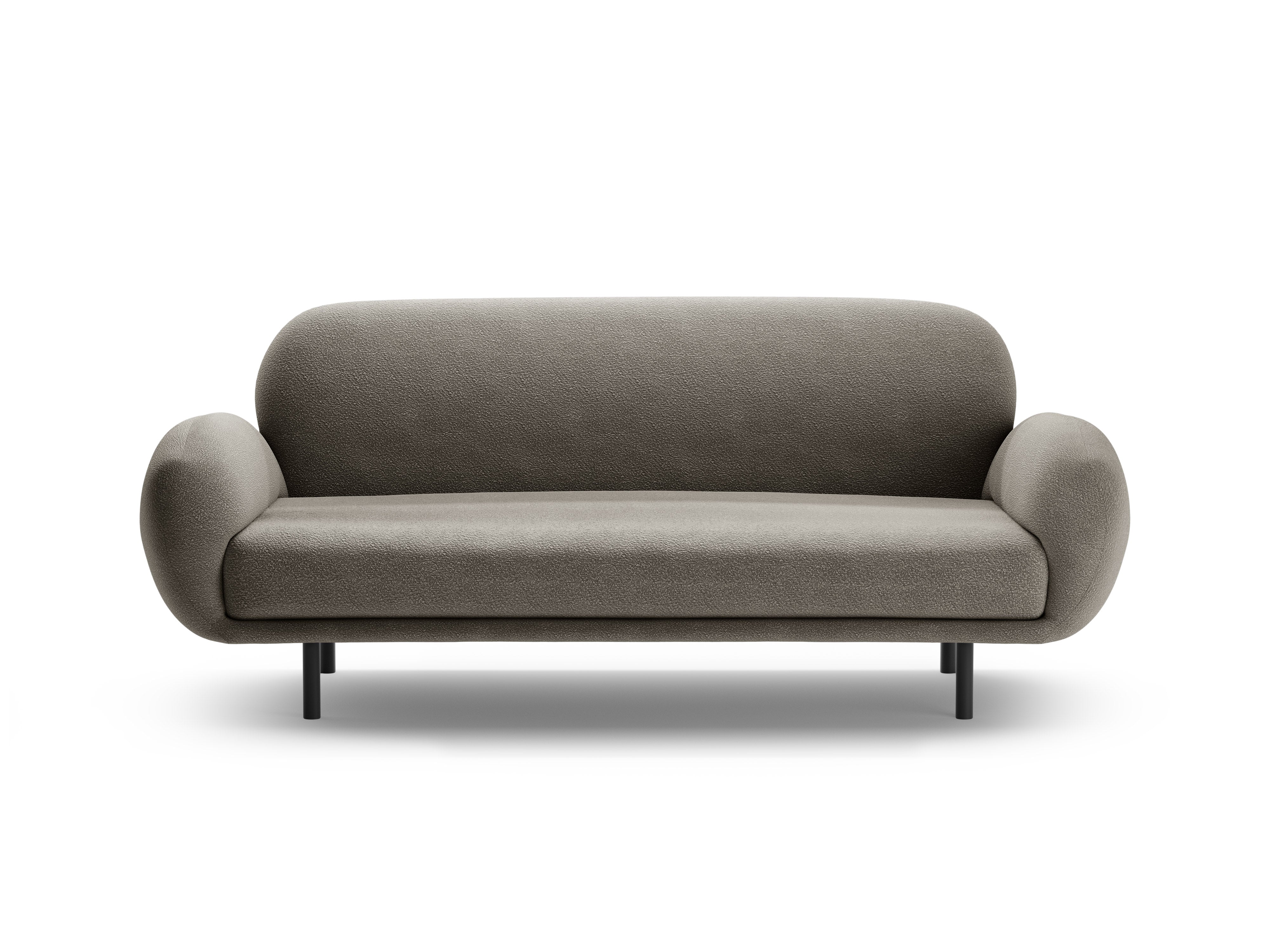 2.5-seater Sofa POPPY gray boucle