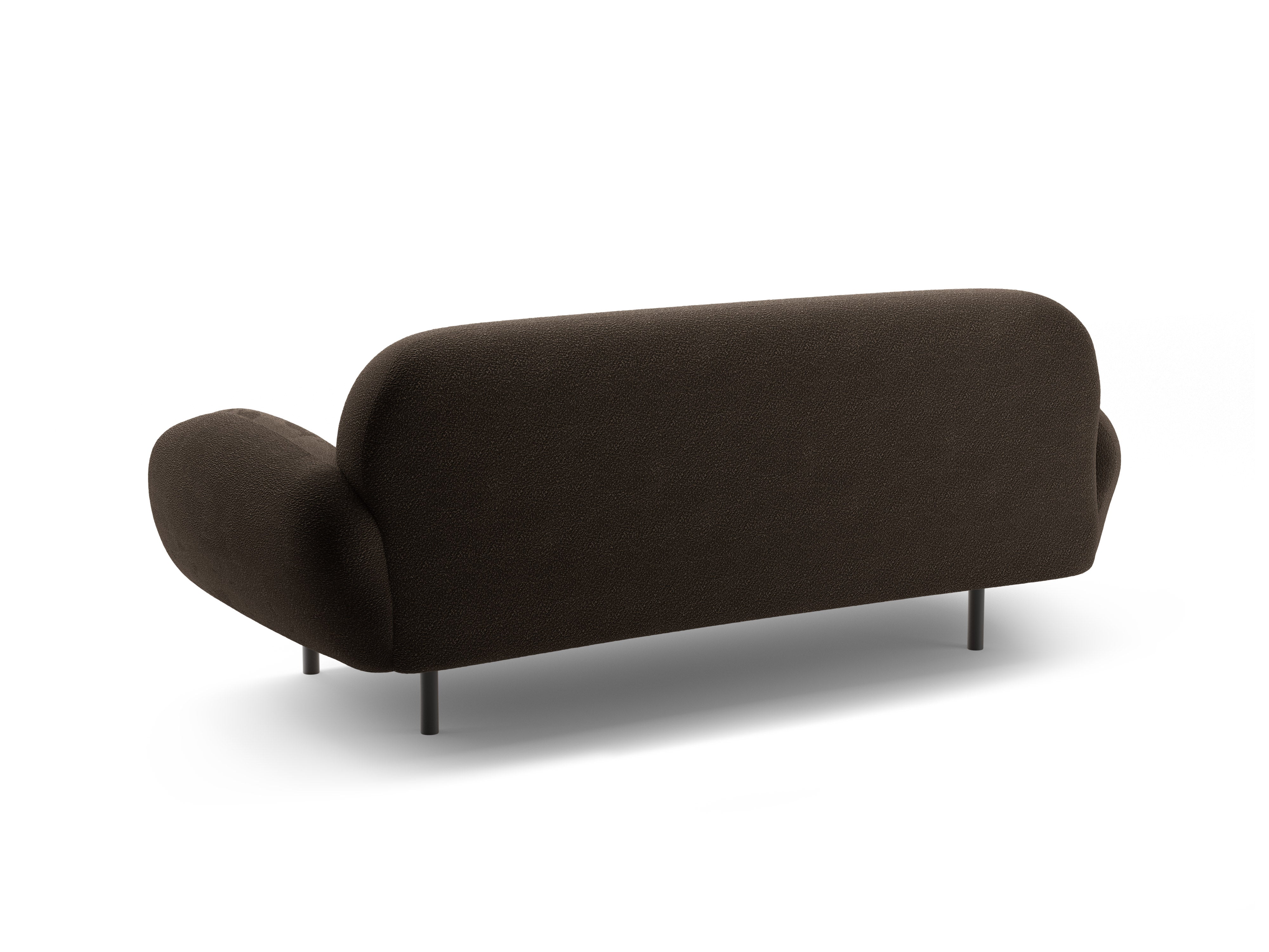 Sofa 2,5-sitzige POPPY braun Boucle