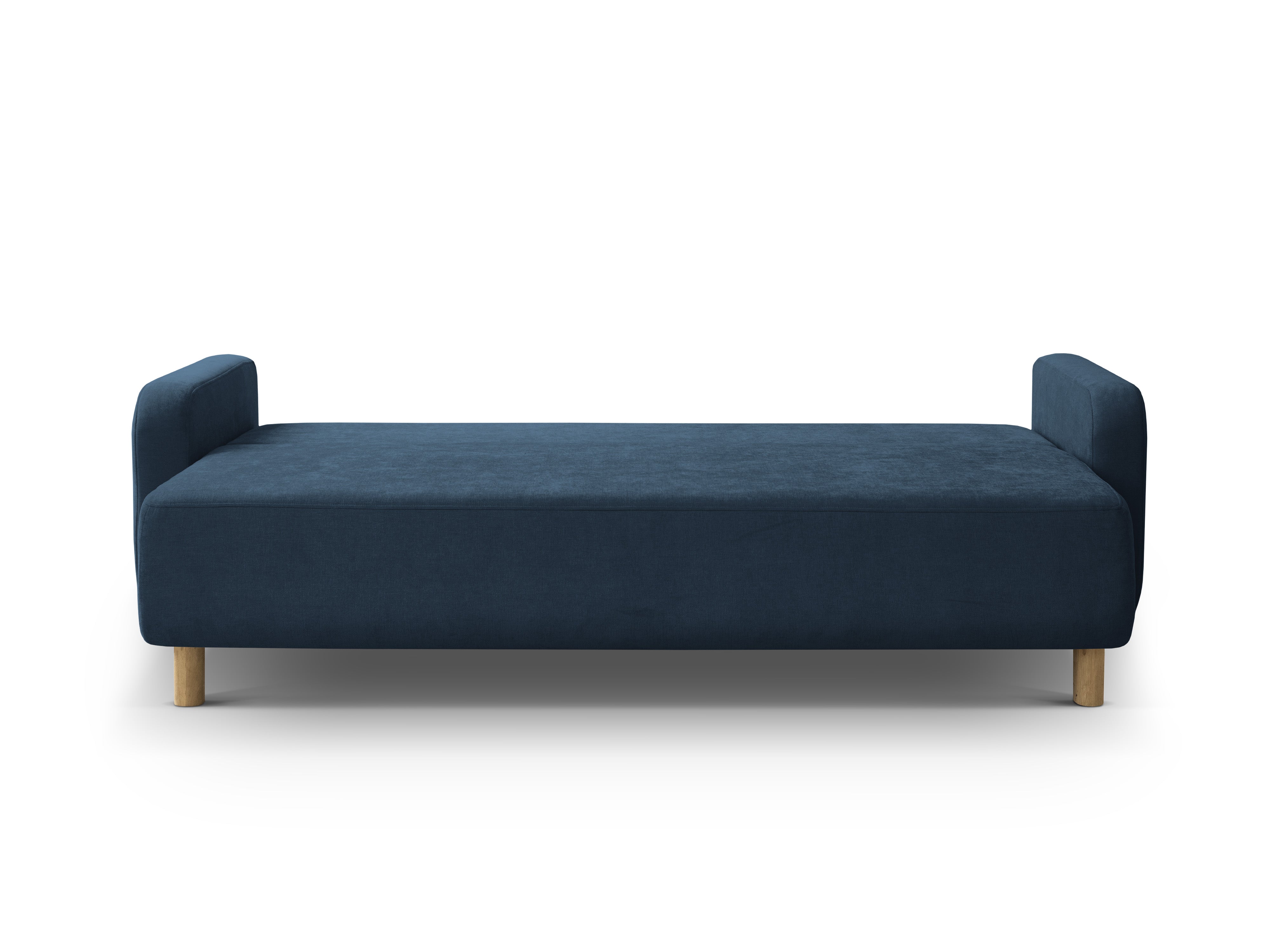 Sofa 3-Sitzer mit Schlaffunktion ELEN marineblau Chenille