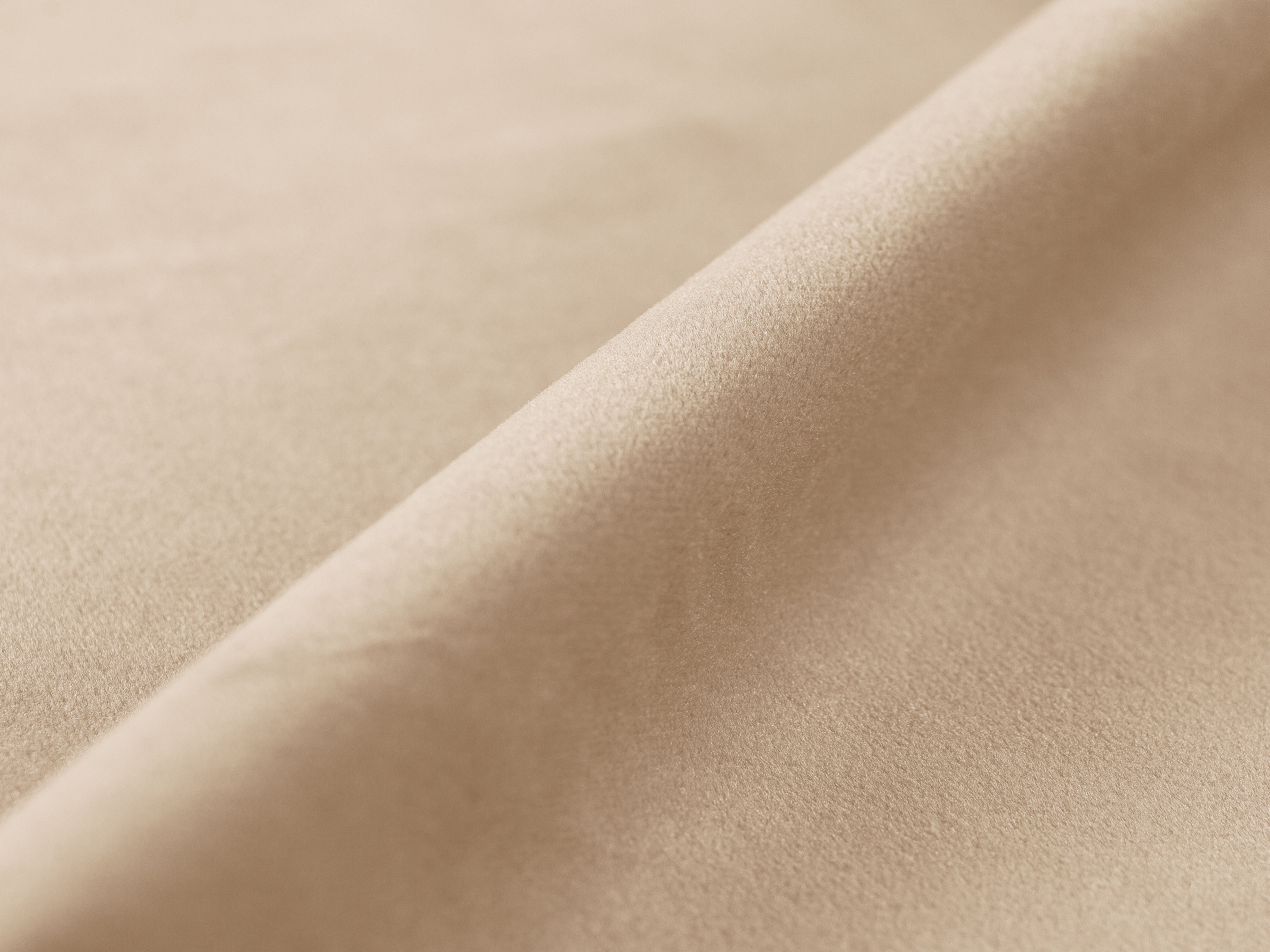 Sofa aus Samt für 3 Personen mit Schlaf-Funktion VICTOR beige