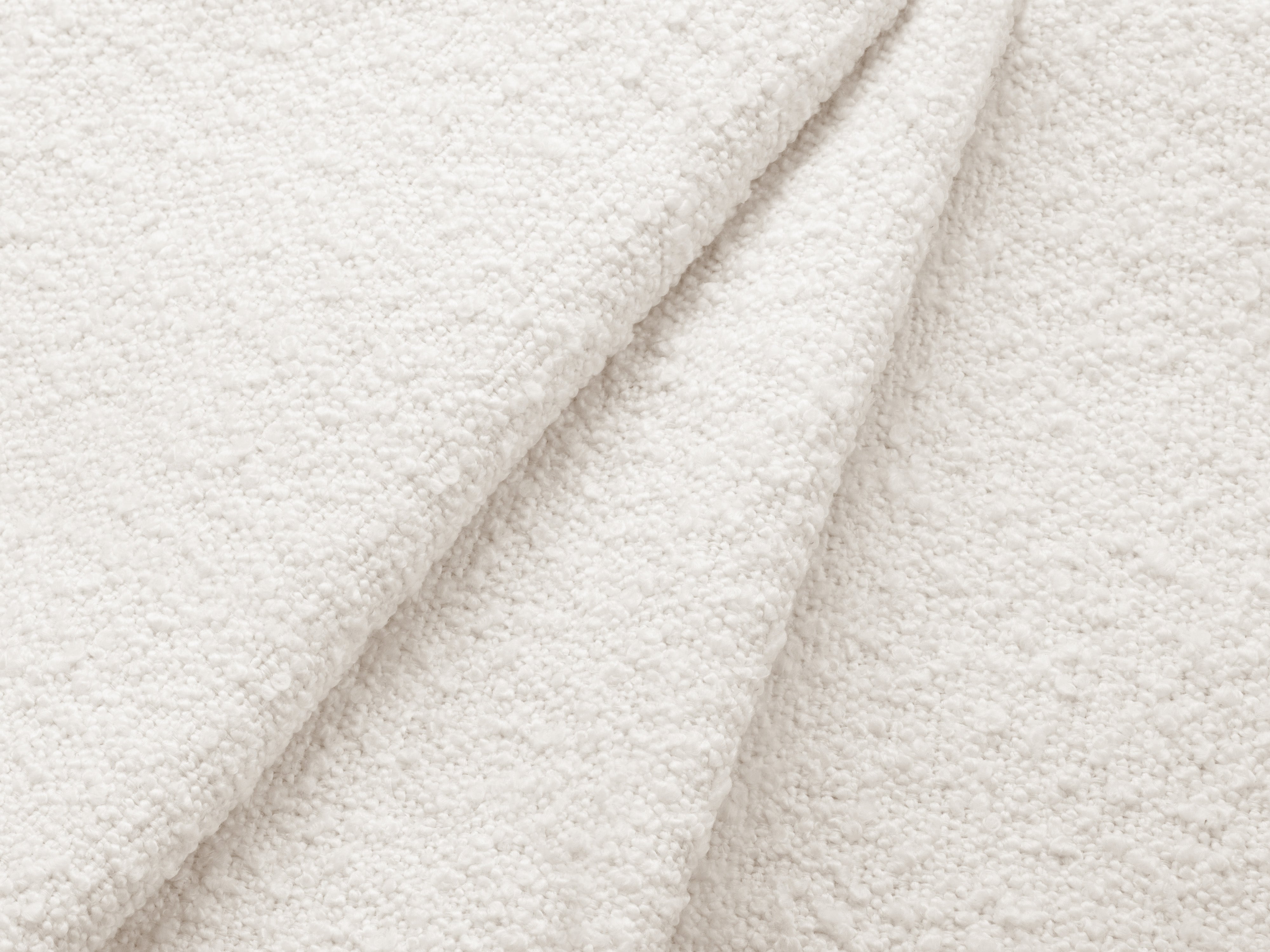 3-seater Sofa KATE white boucle
