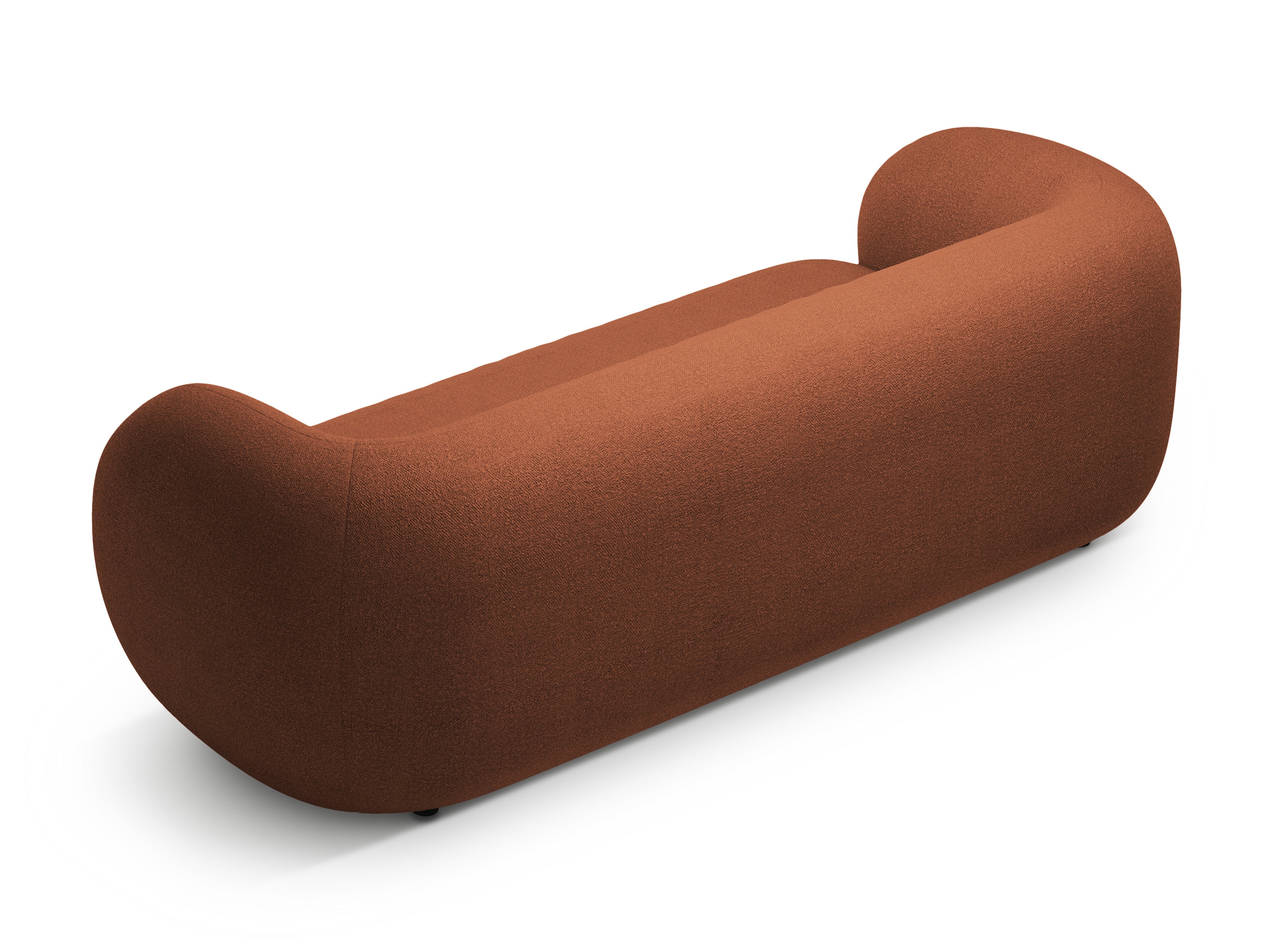 3-seater Sofa KATE terracotta boucle