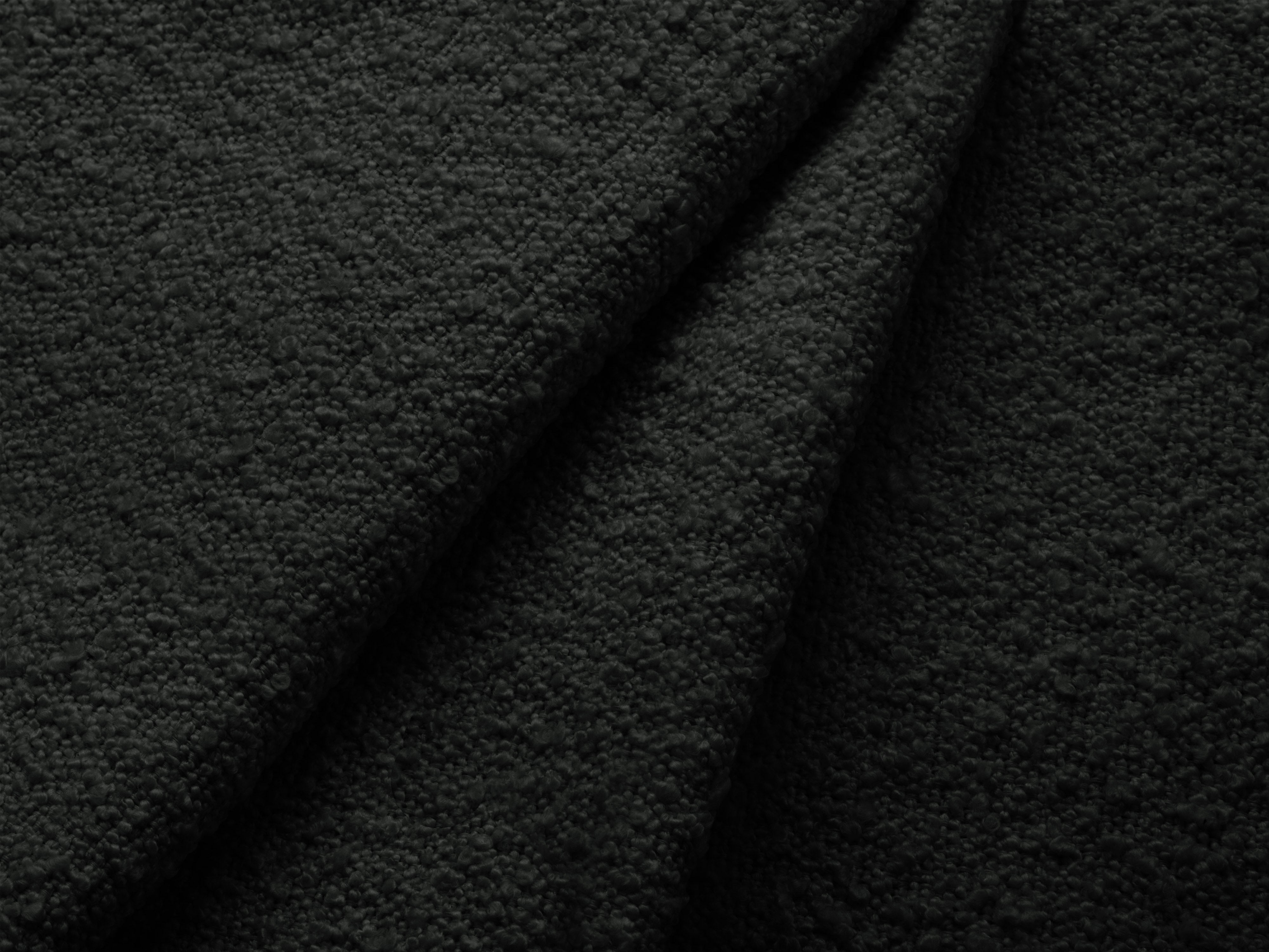 Sofa 3-Sitzer MILEY schwarzes Boucle