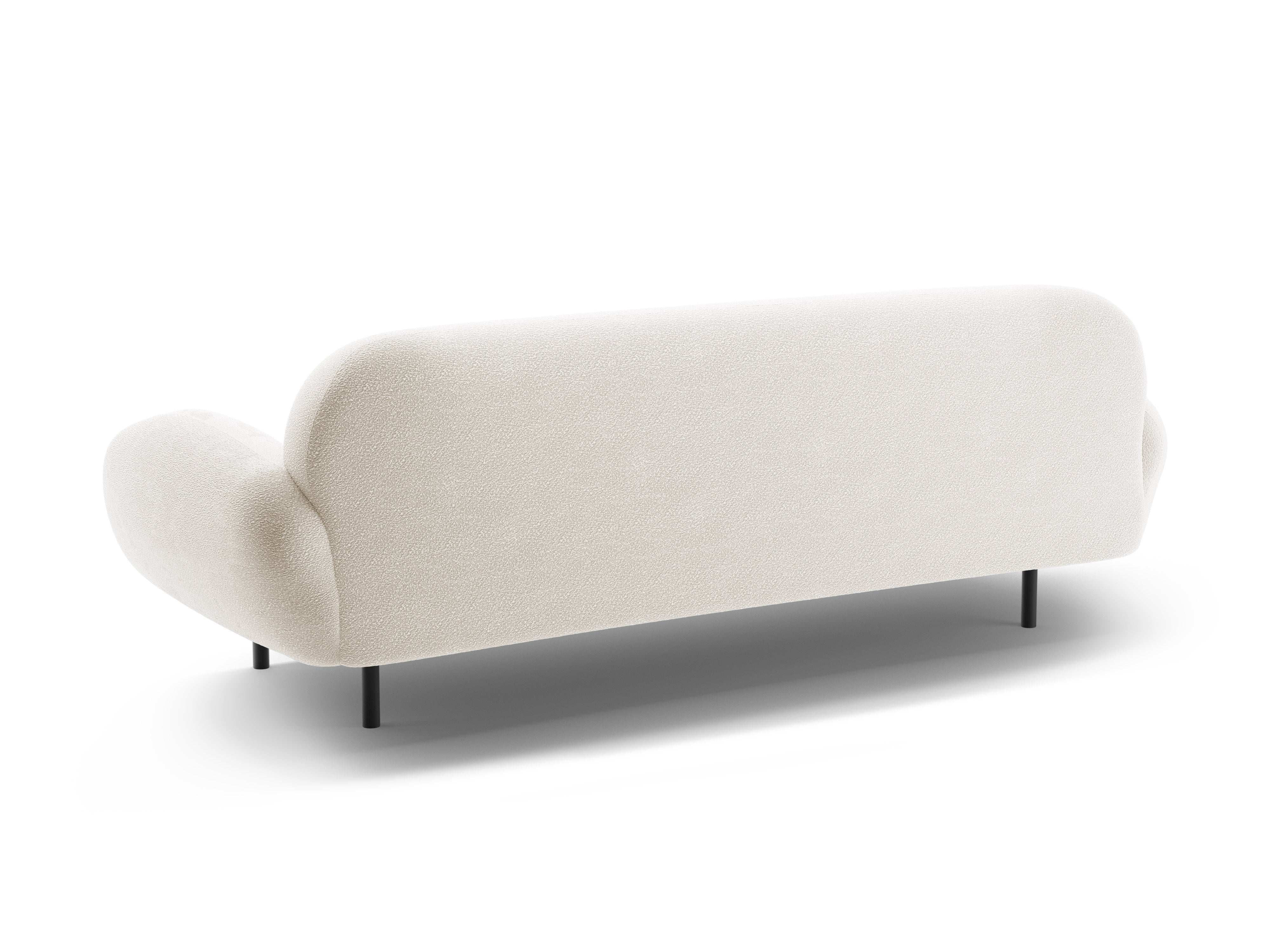 Sofa 3-Sitzer POPPY weiß Boucle