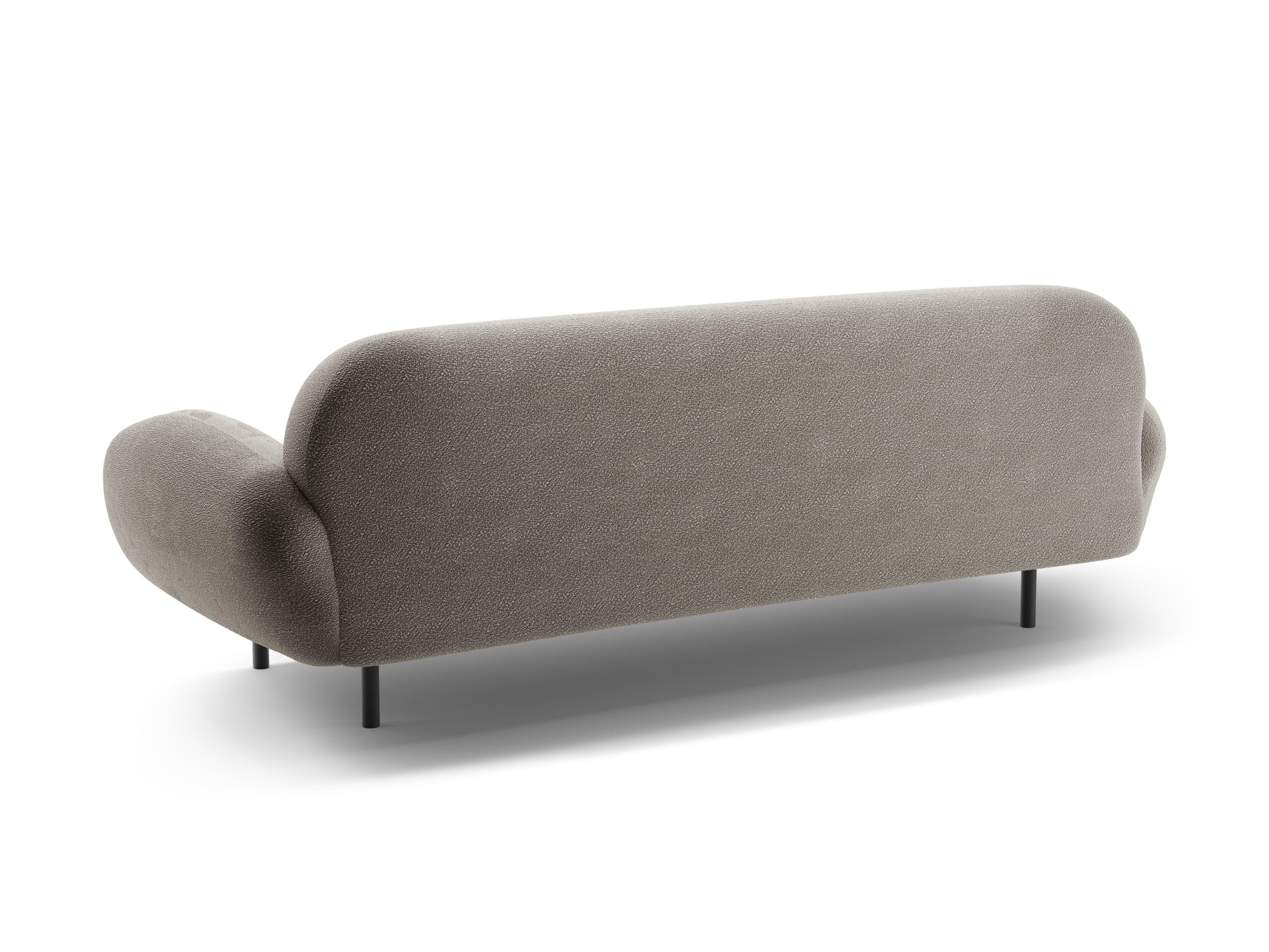 Sofa 3-Sitzer POPPY graues Boucle