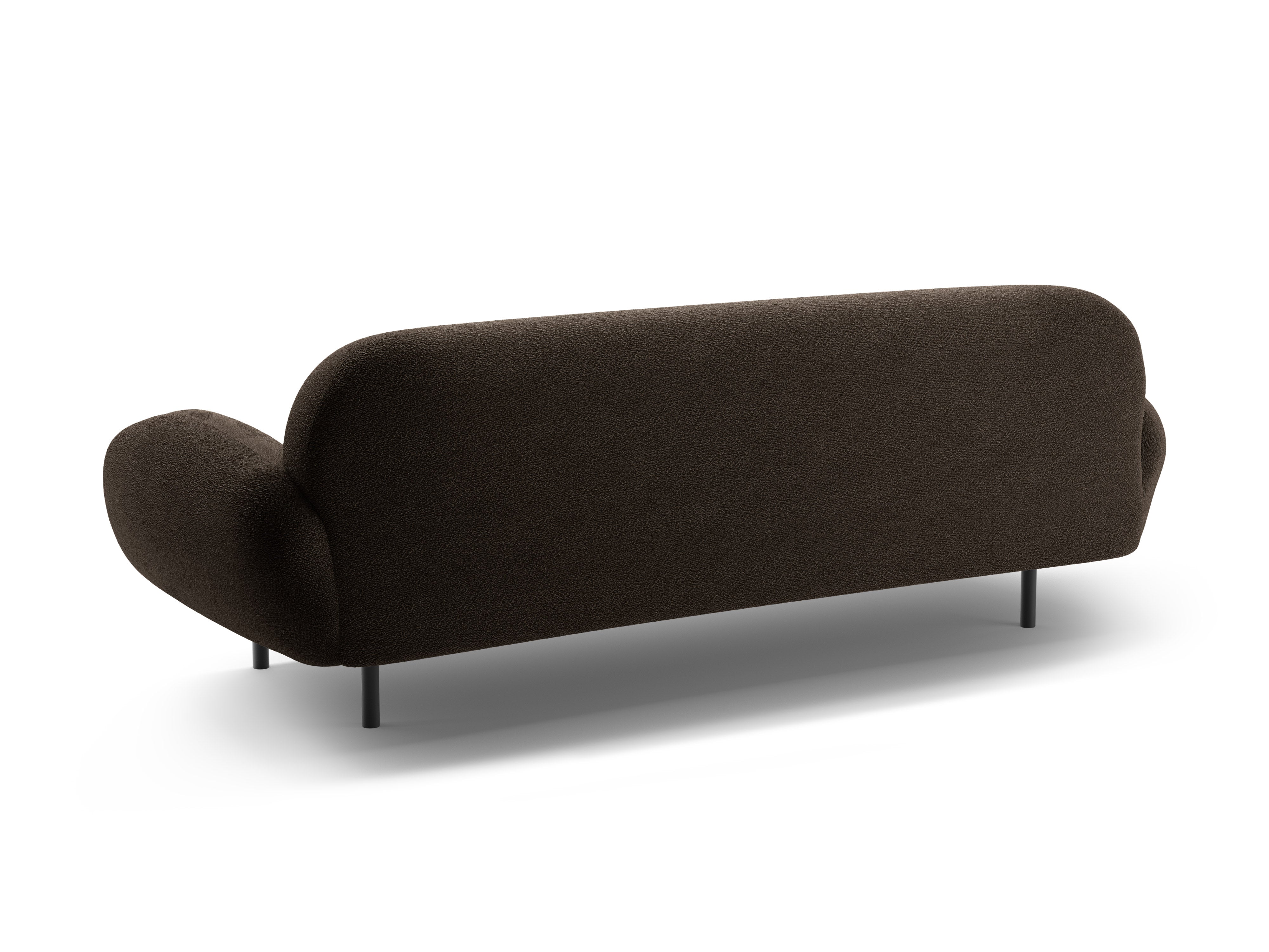 3-seater Sofa POPPY brown boucle