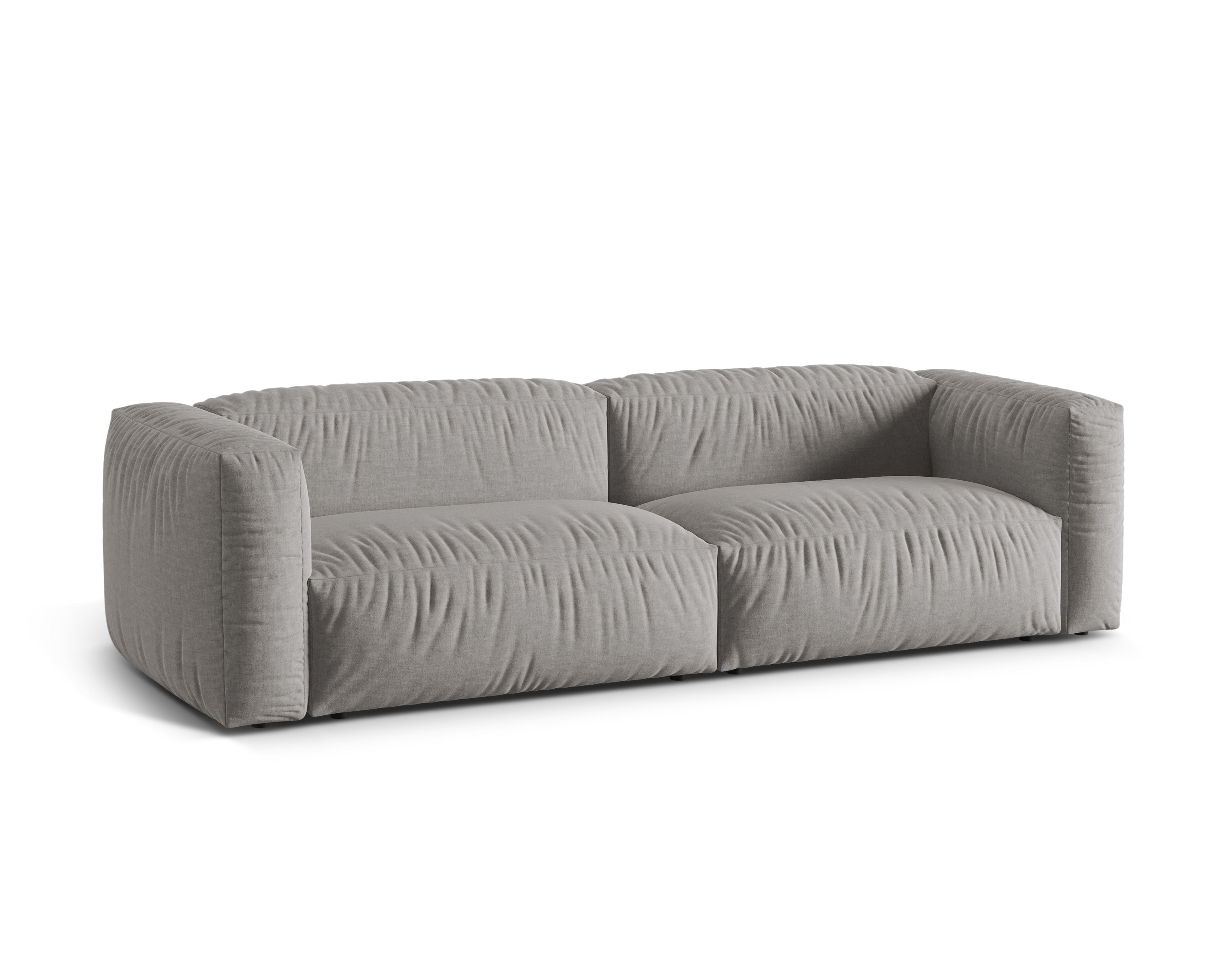 3-Personen-Sofa Martina Jasnoszary