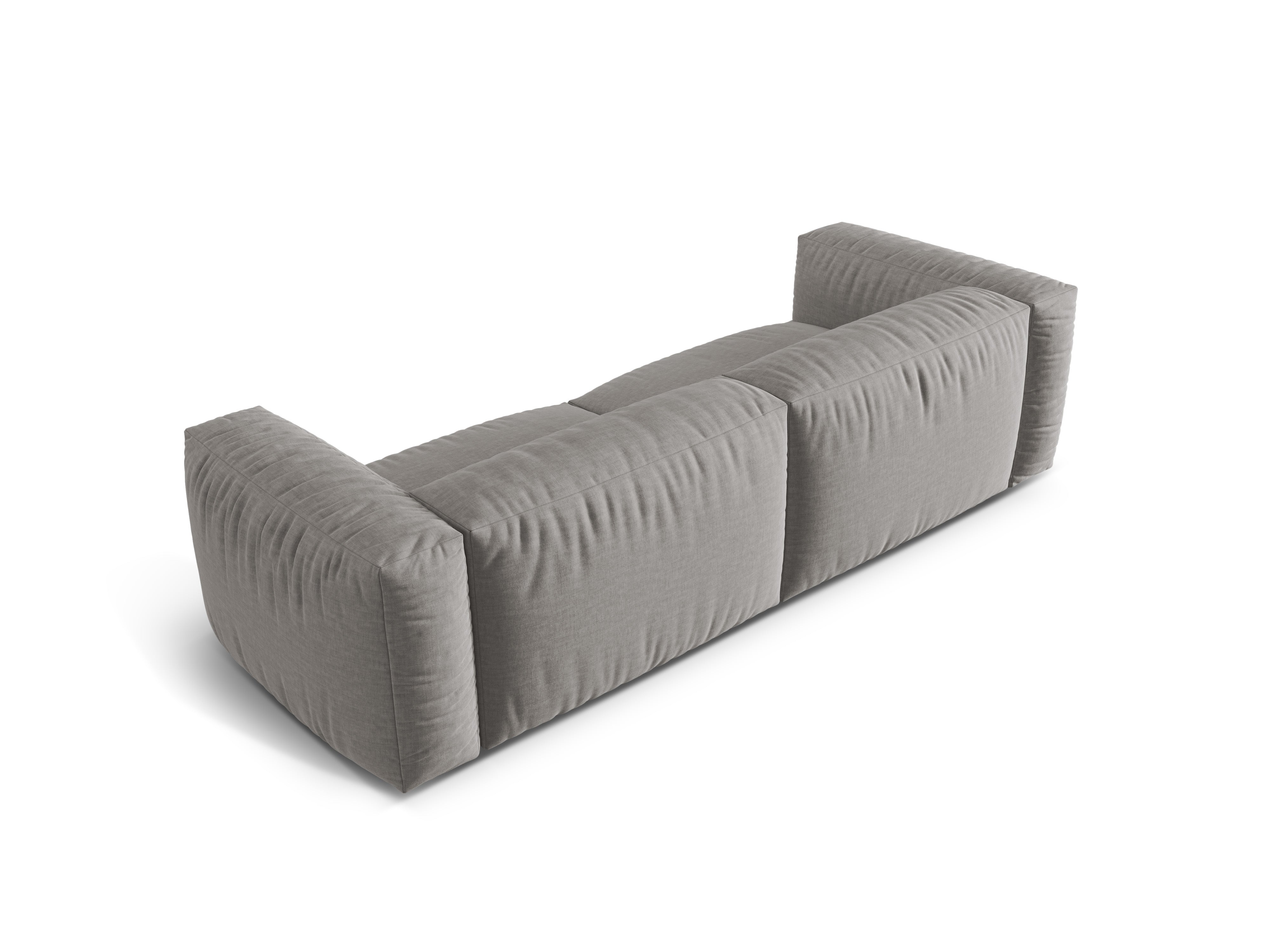 3-Personen-Sofa Martina Jasnoszary