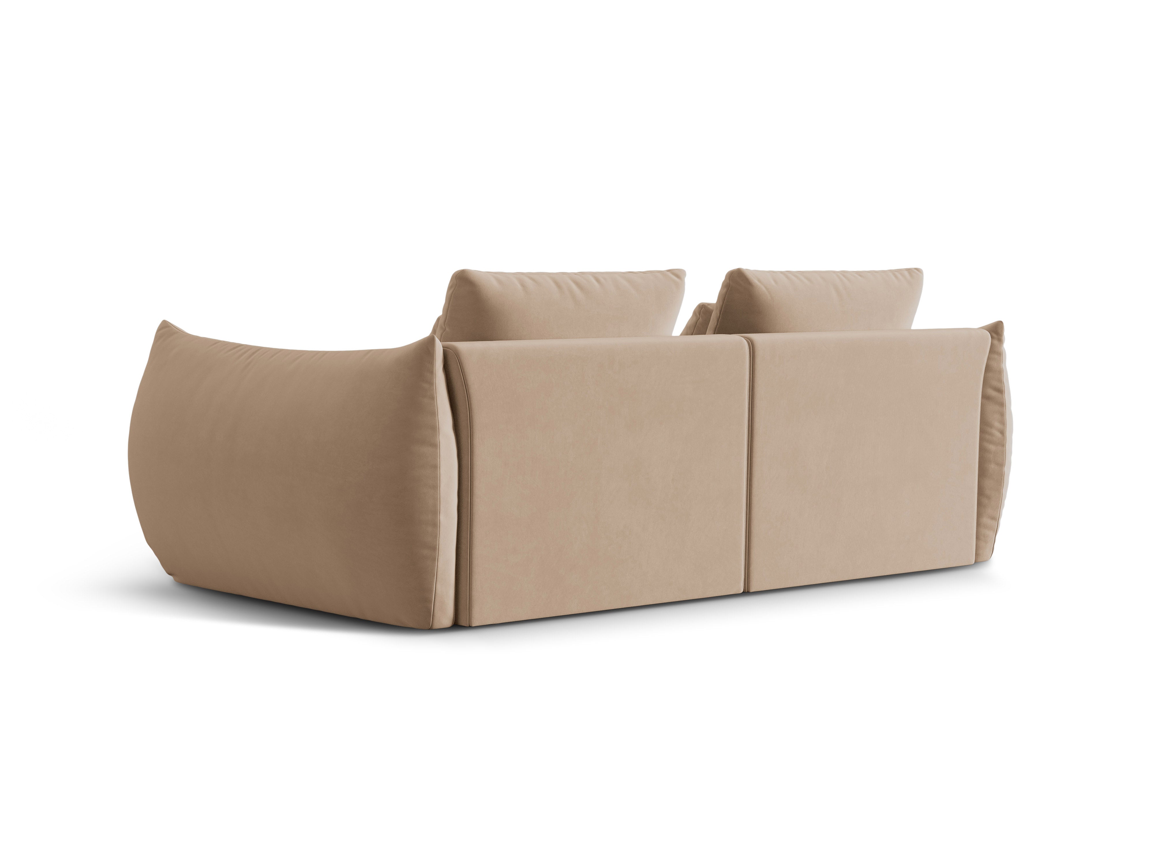 3-Sitzer-Samtsofa