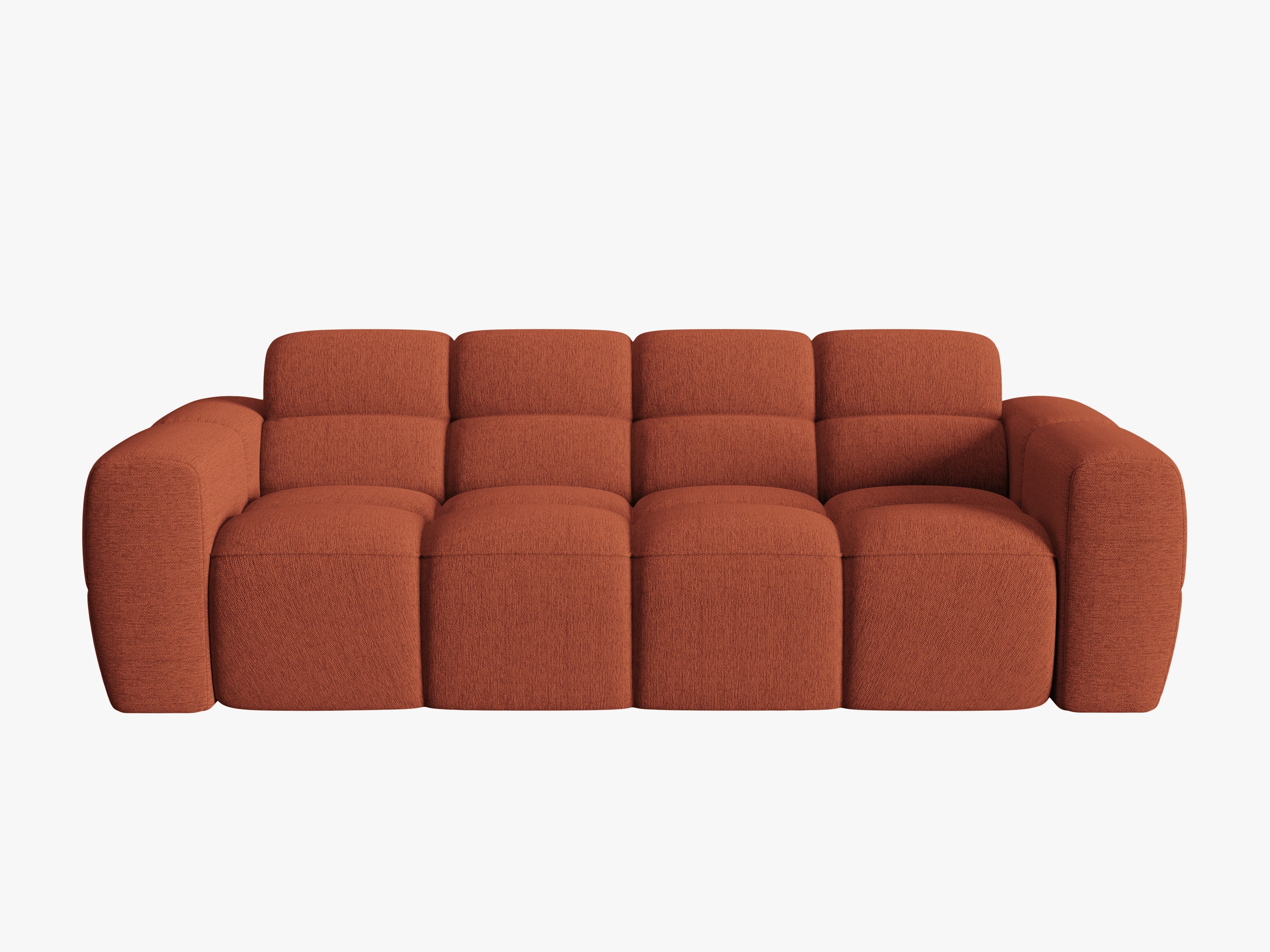 Sofa 3-Sitzer LISA terrakotta Chenille