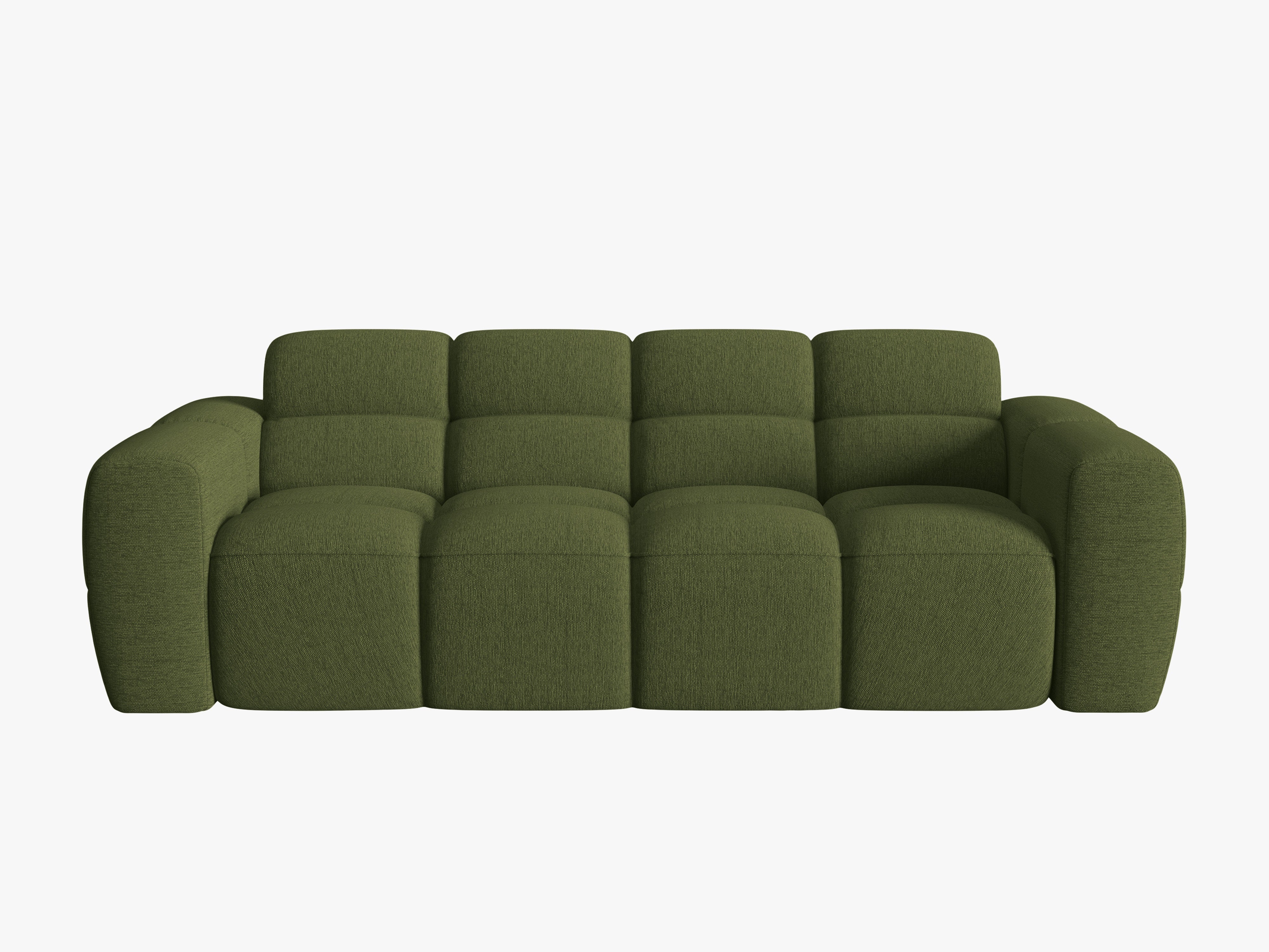 Sofa 3-Sitzer LISA grün Chenille