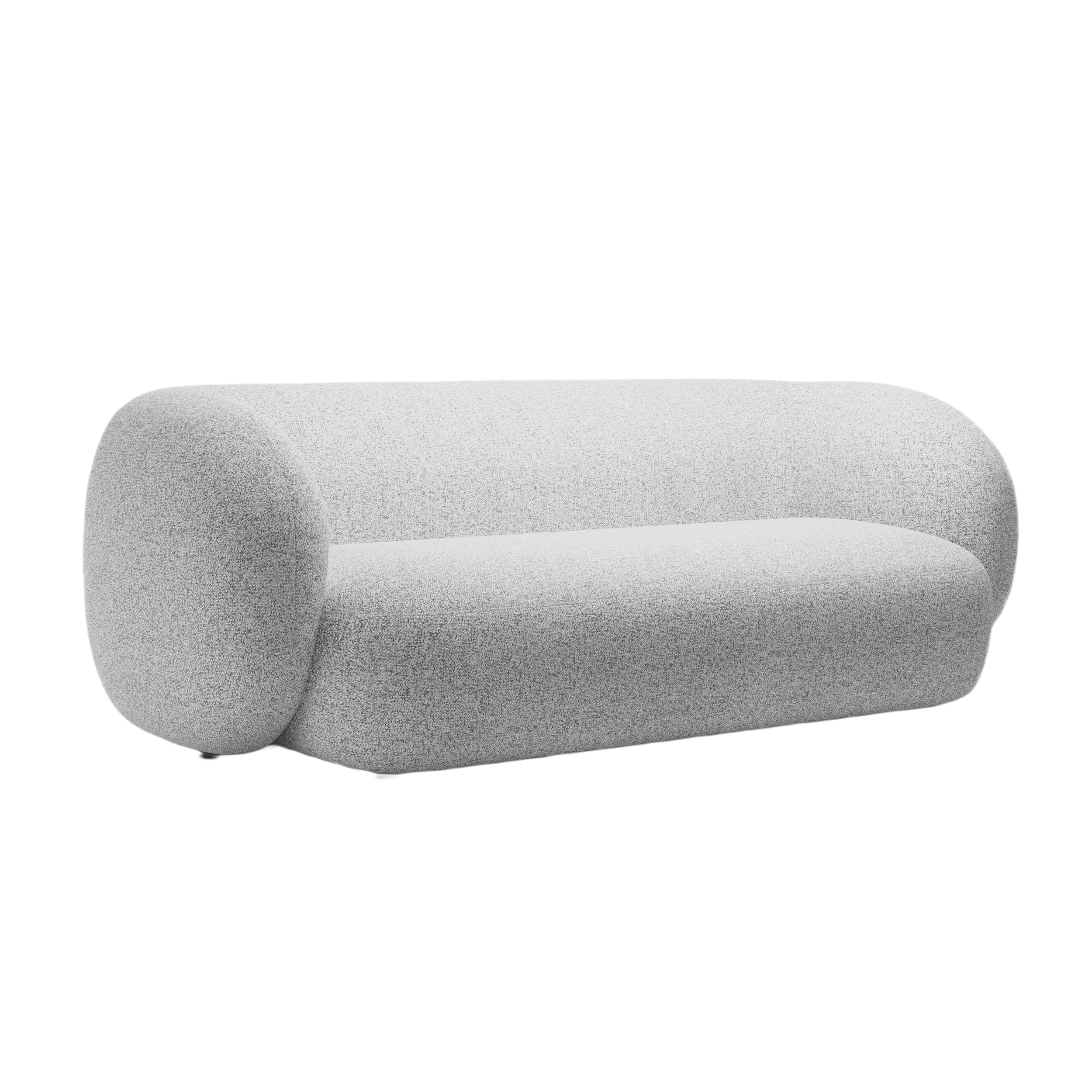 Sofa 3-Sitzer KATE hellgrau meliert
