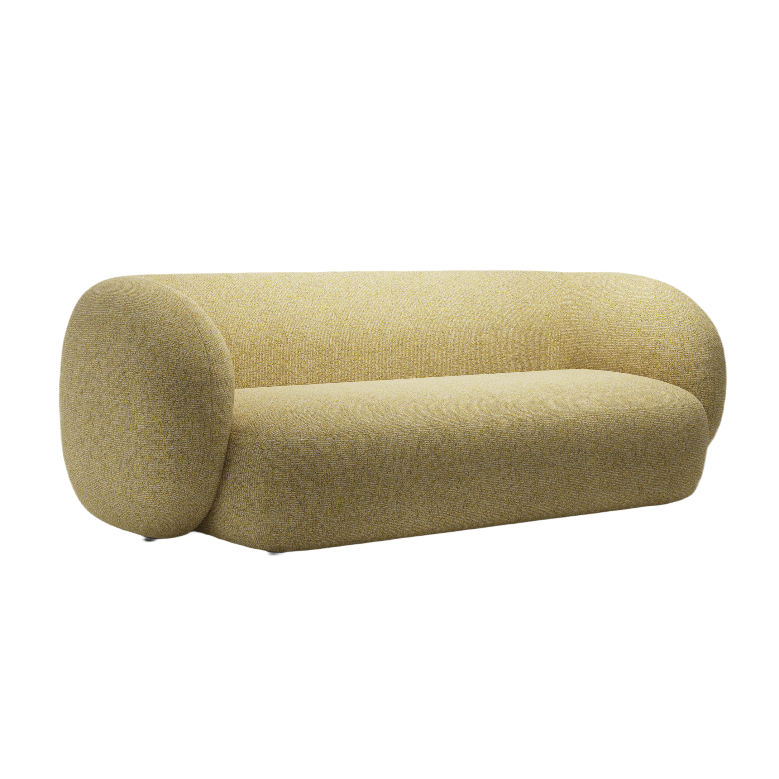 3-seater Sofa KATE yellow mélange