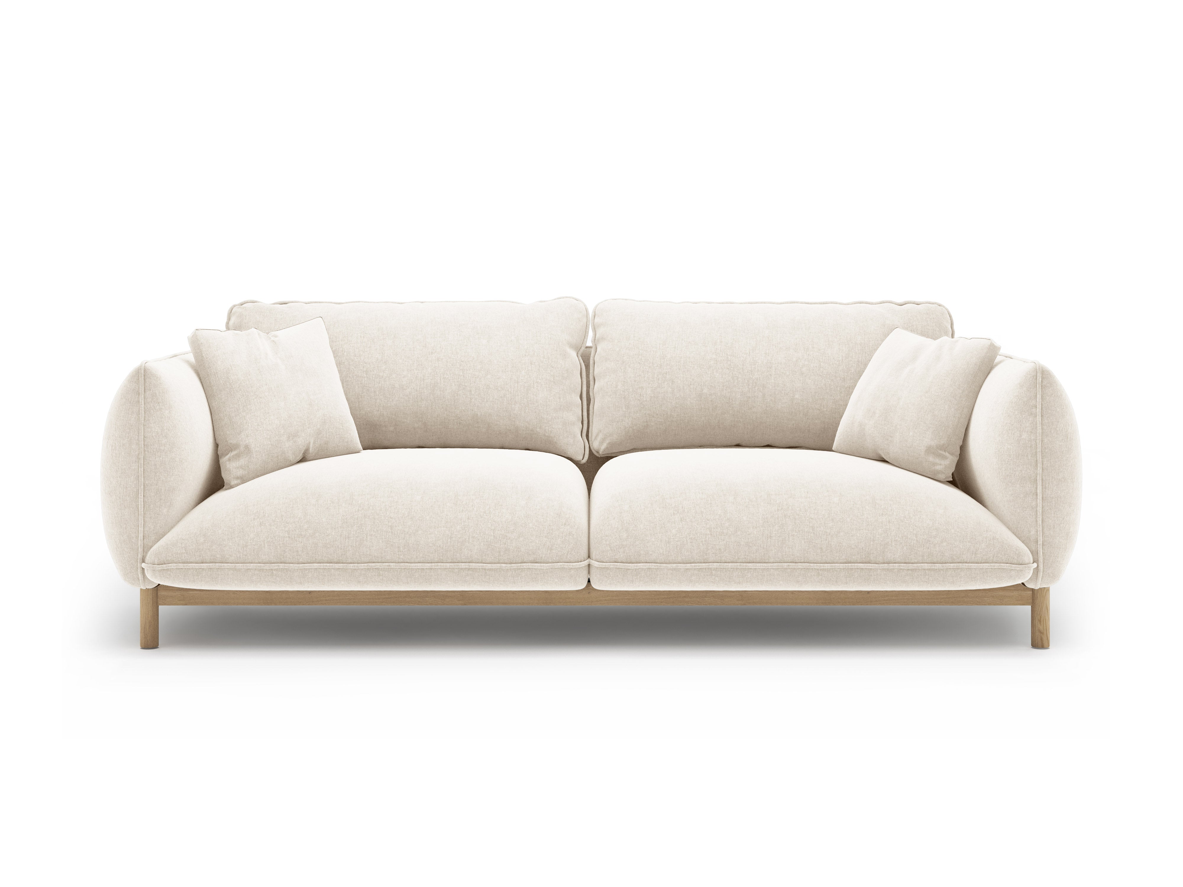 3-seater Sofa ADA ivory chenille