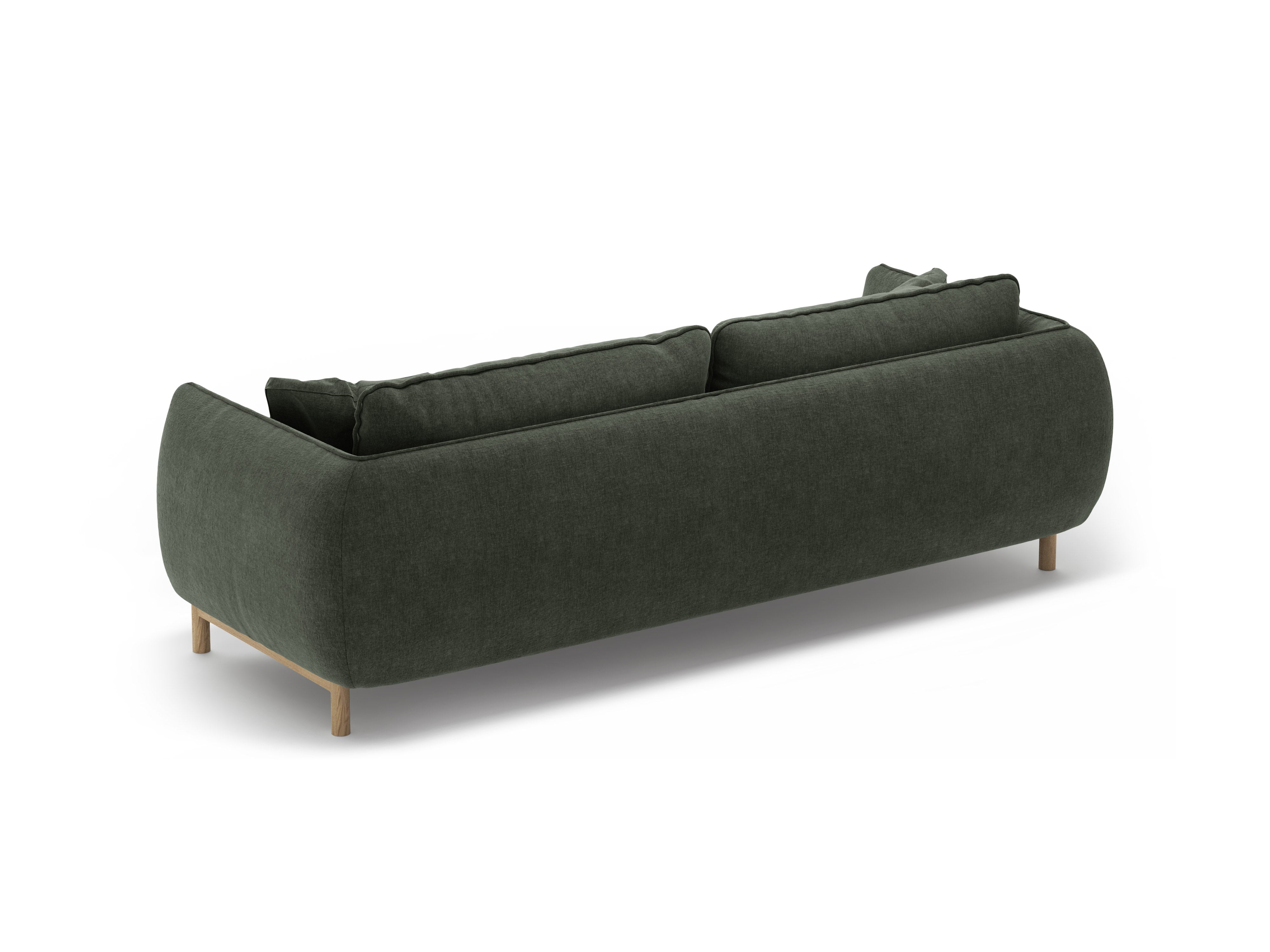 3-seater Sofa ADA green chenille