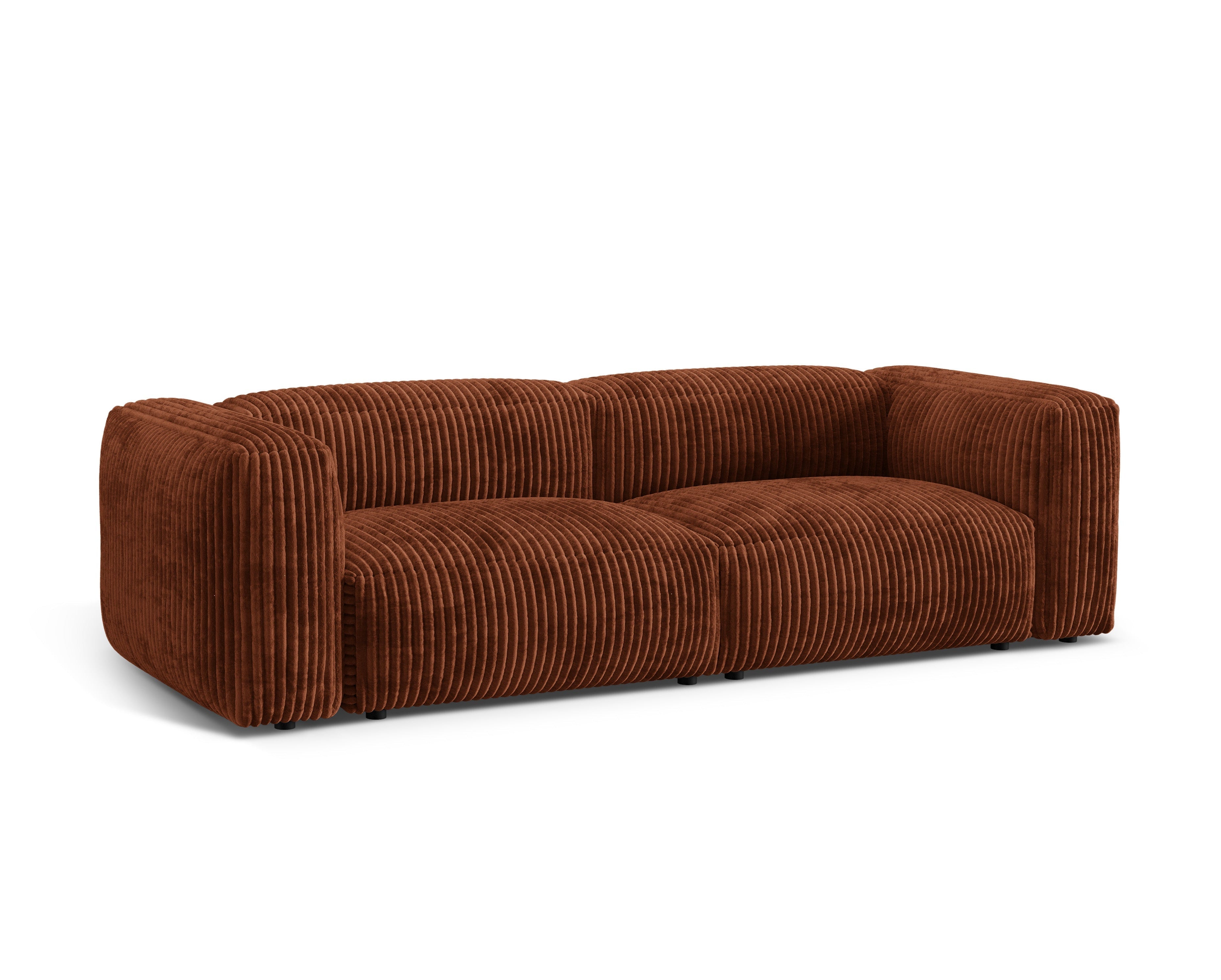 Martin 3-Personen-Sofa-Ziegelstein Cord