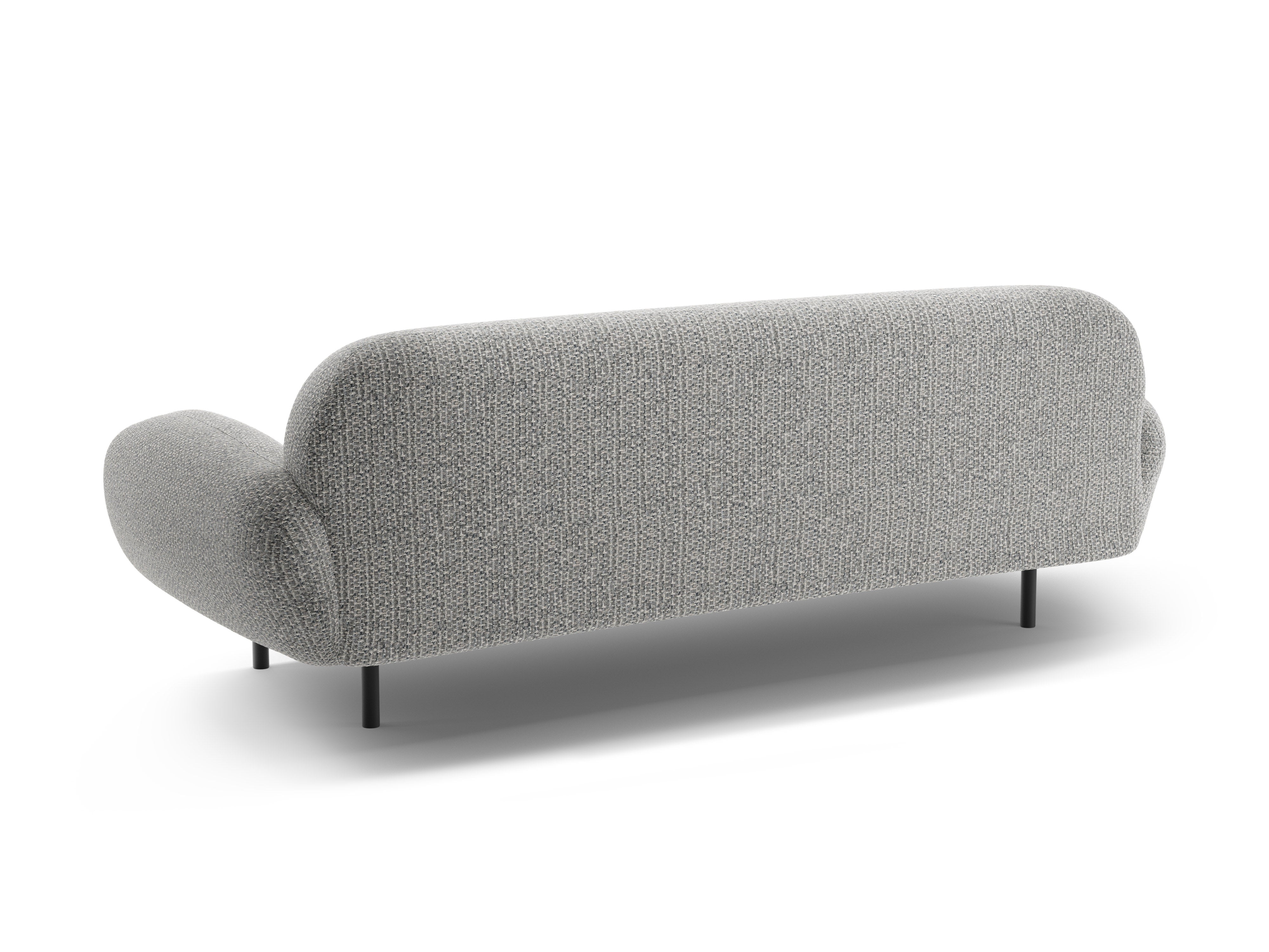 3-seater Sofa POPPY gray chenille
