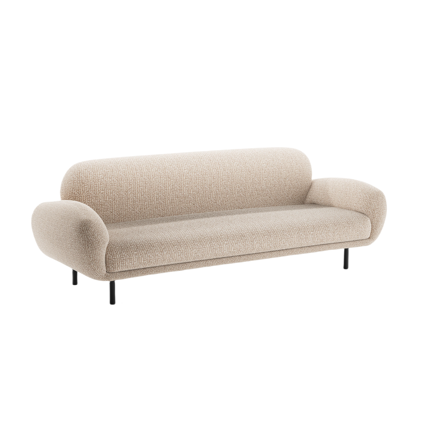 3-seater Sofa POPPY sand chenille