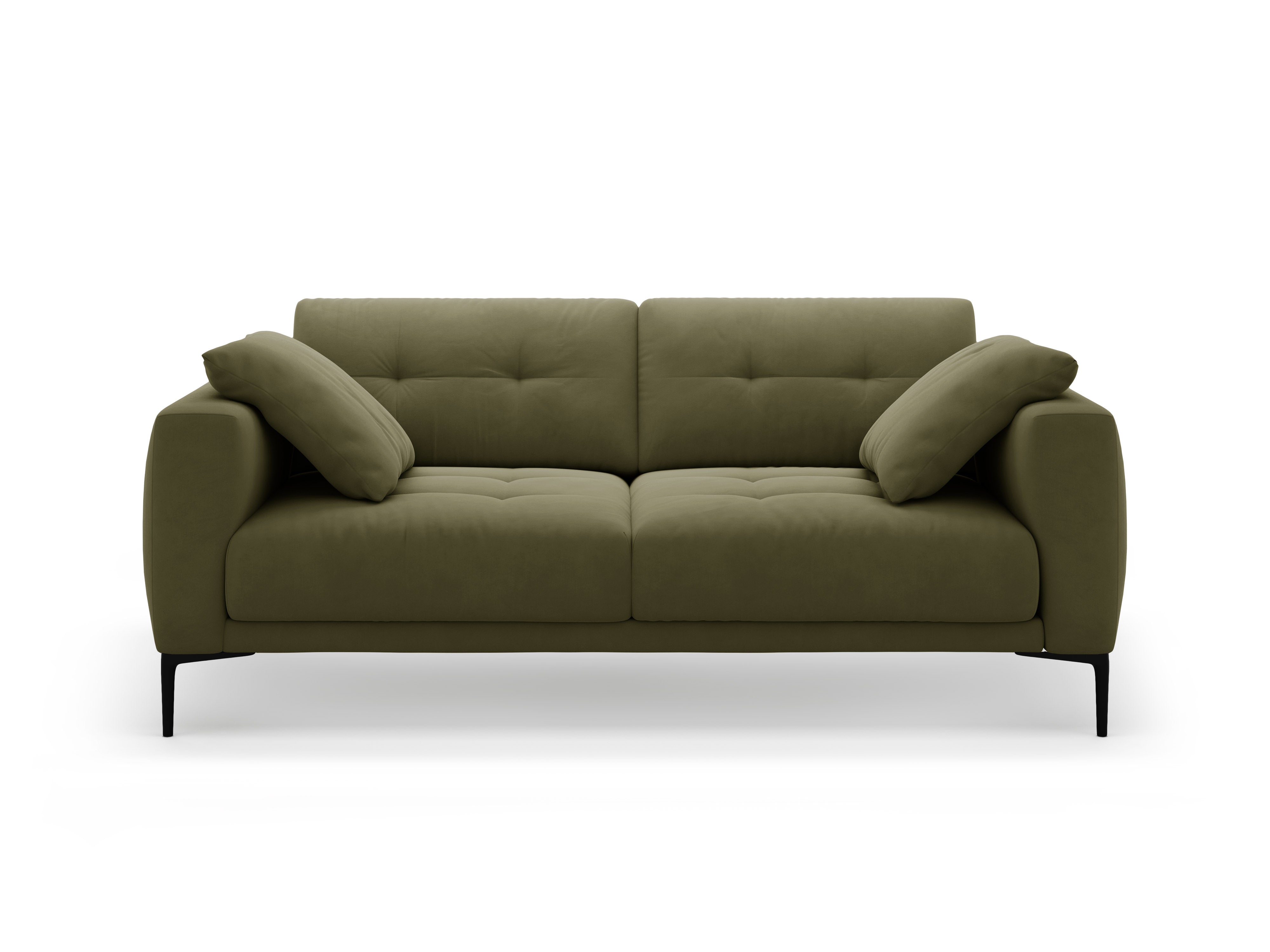 Velvet sofa 3-seater BEMY green