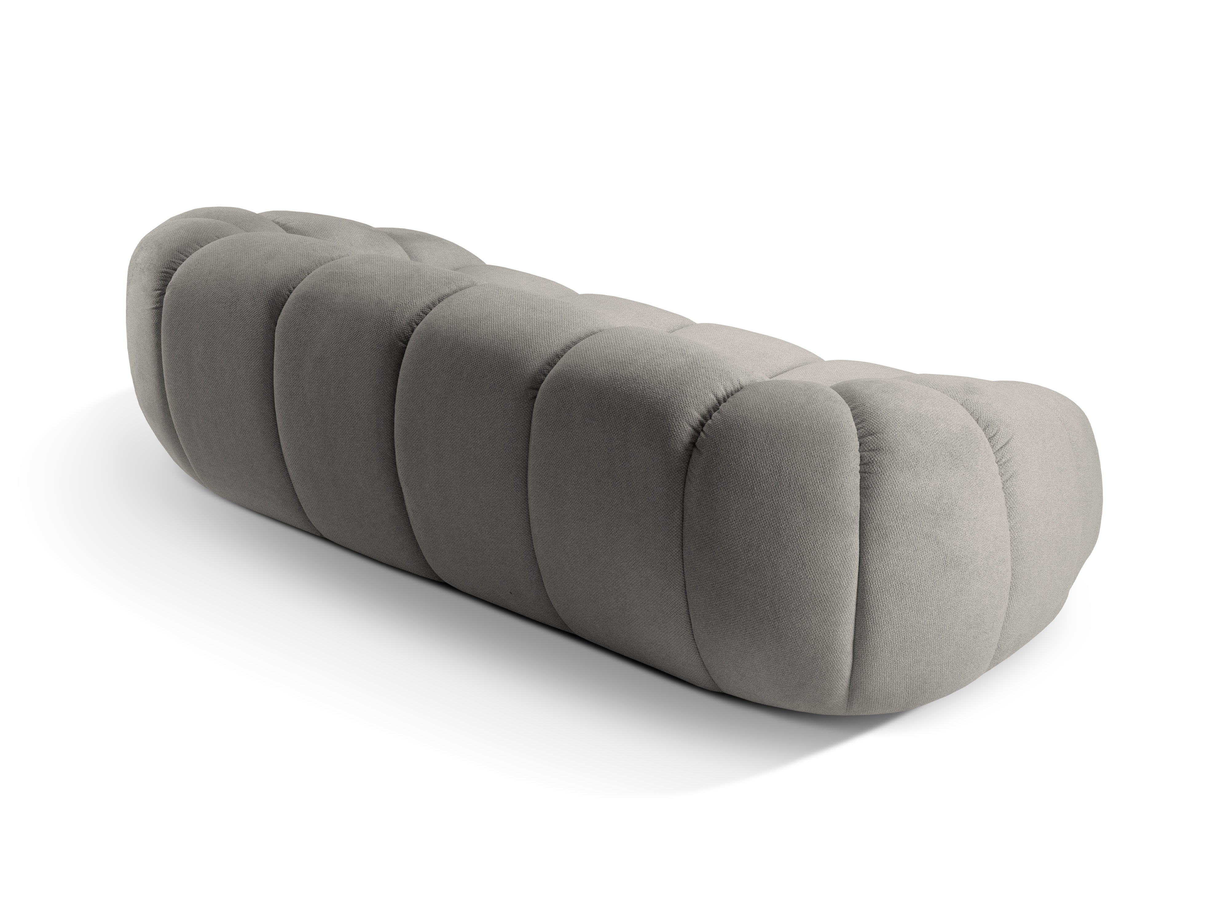 Sofa 2,5-sitzige DIANA hellgraues Chenille