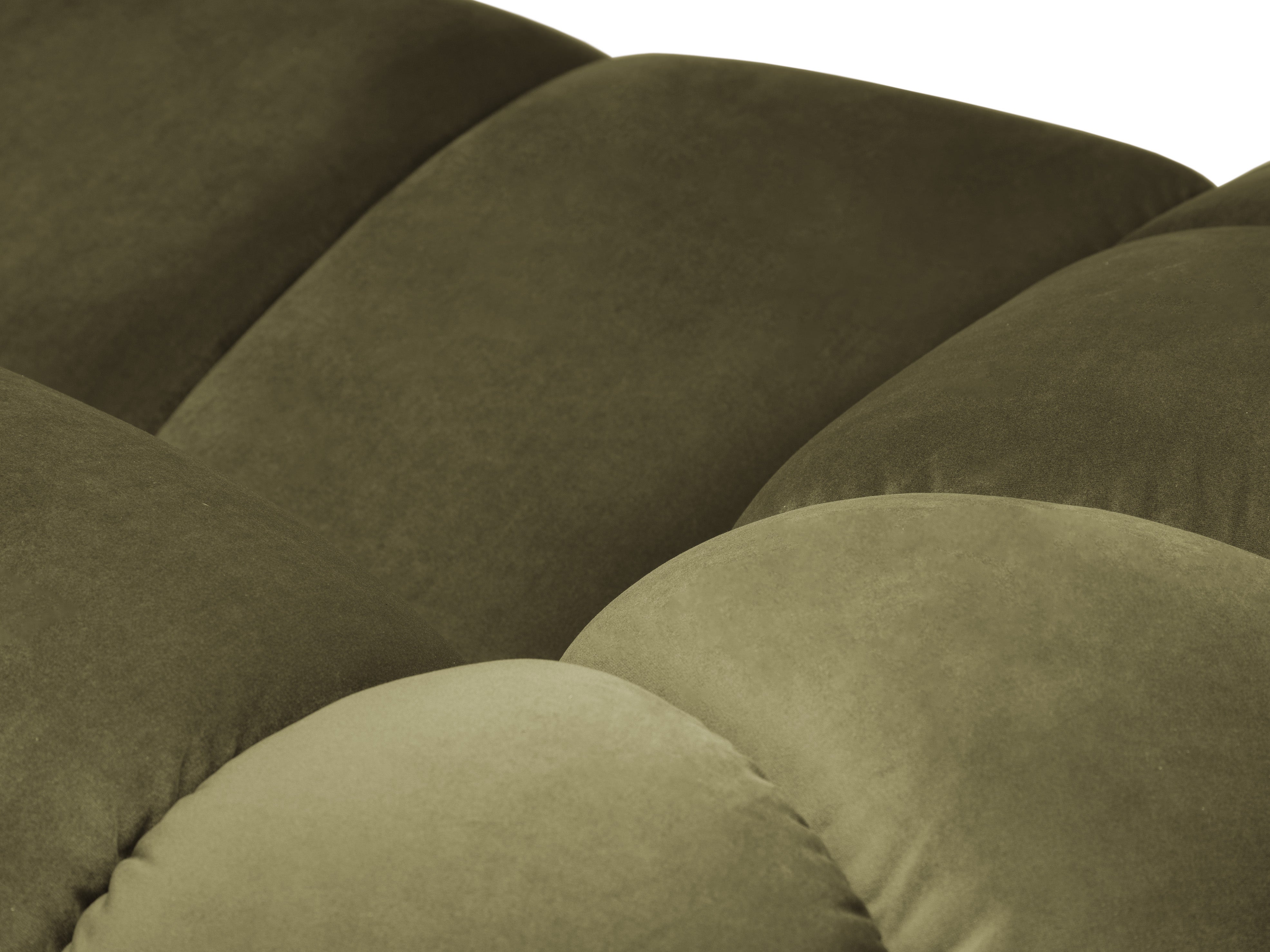 Velvet sofa 2.5-seater DIANA green