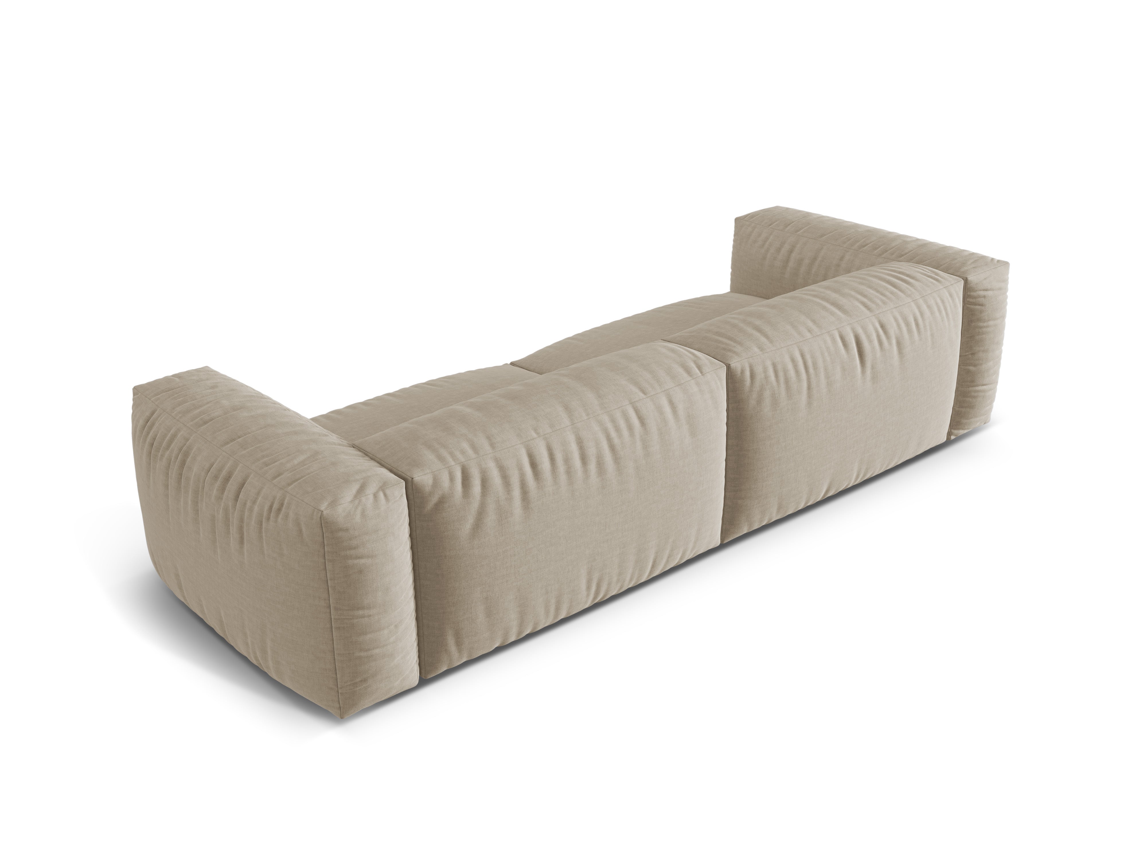 4-Sitzer-Sofa-Licht beige