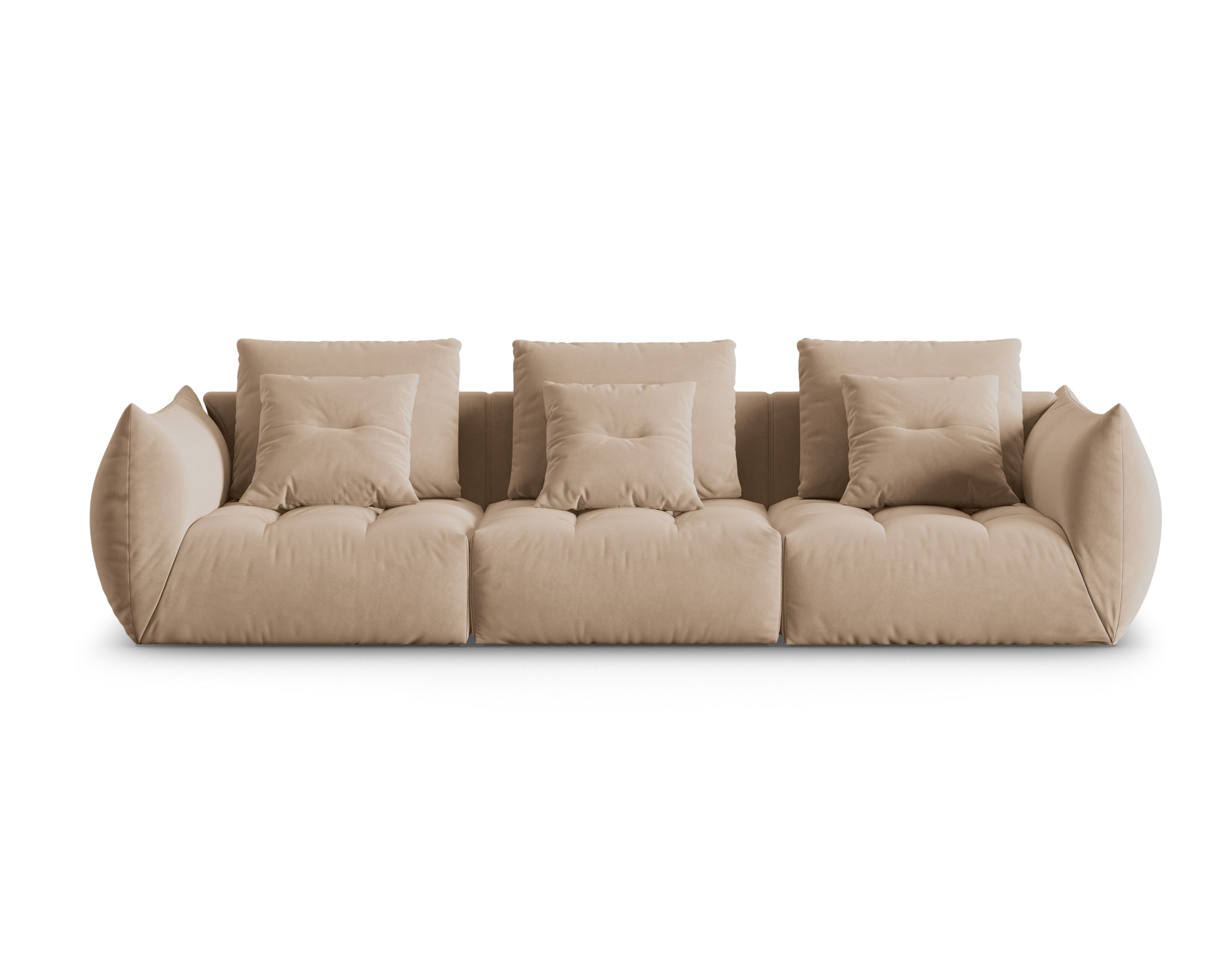 4-Sitzer-Samtsofa