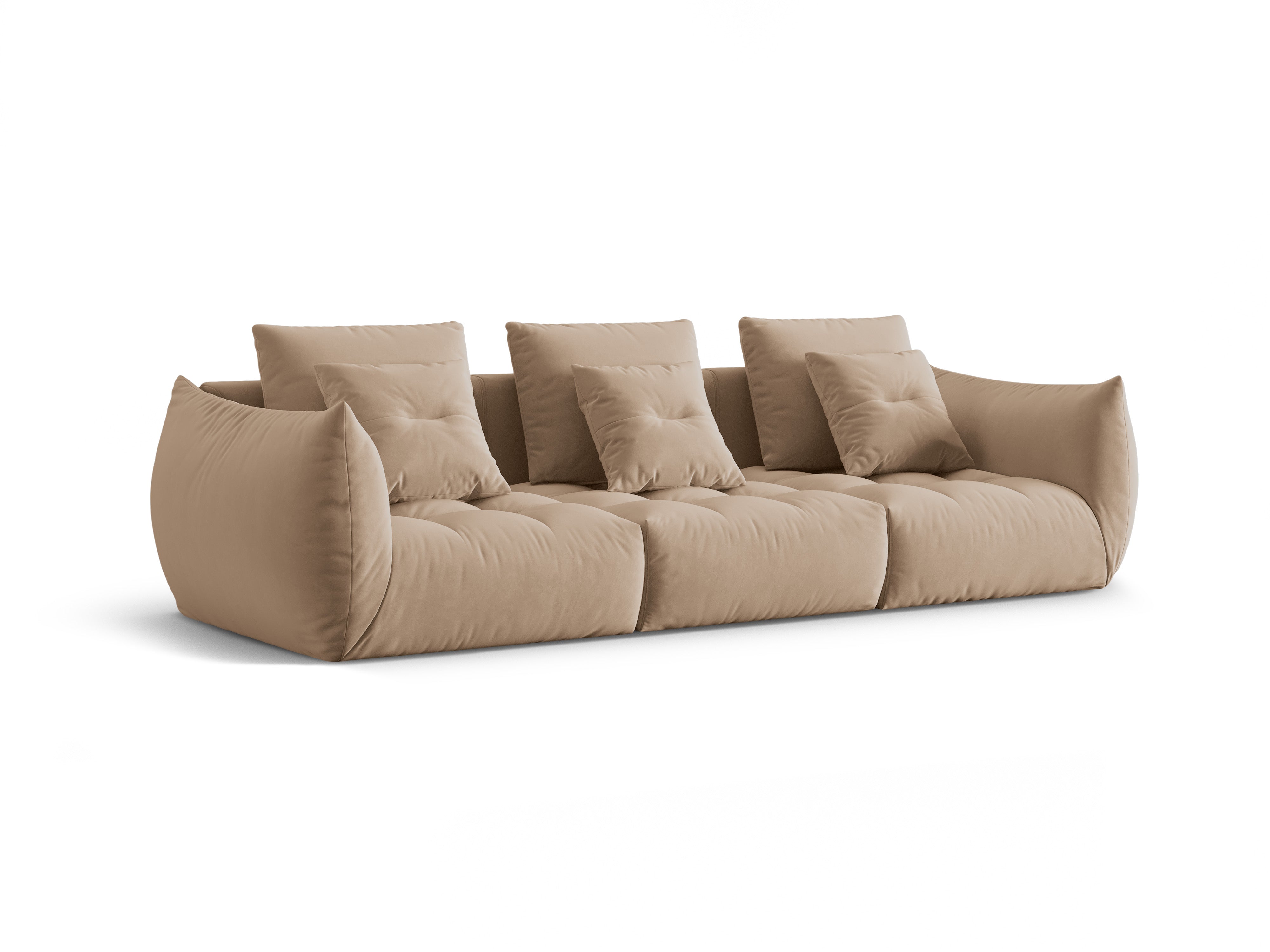4-Sitzer-Samtsofa