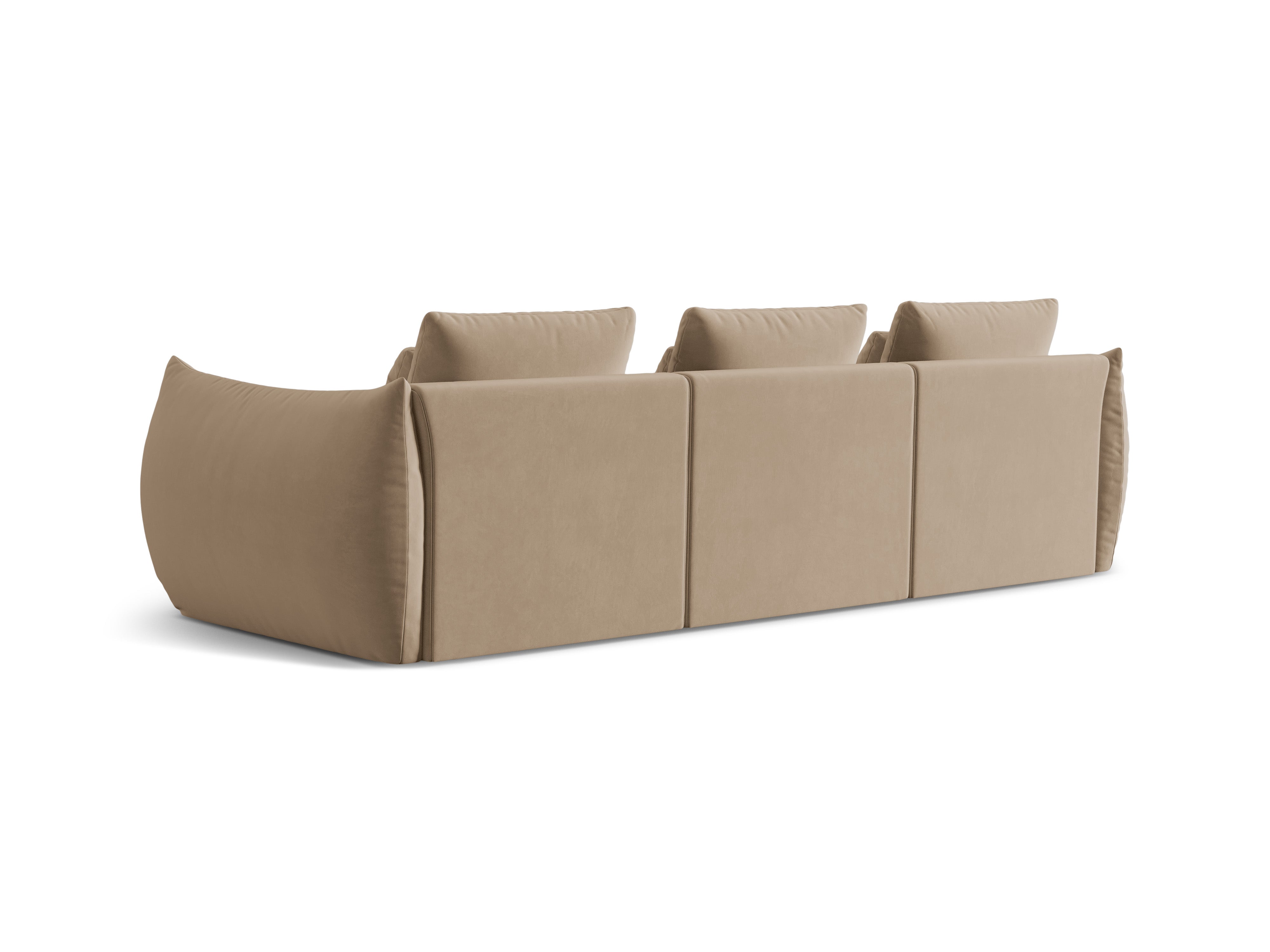 4-Sitzer-Samtsofa