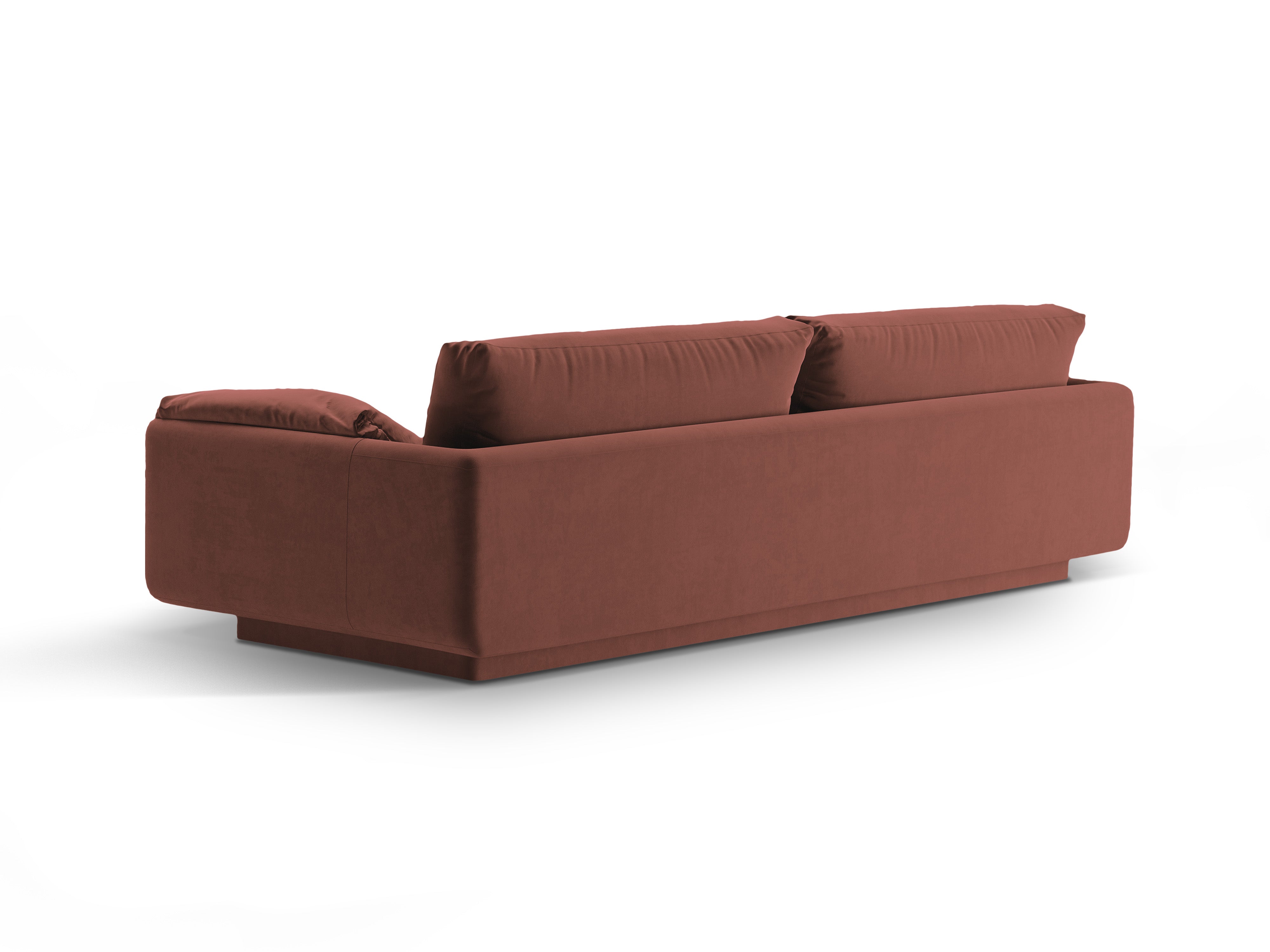 Torino Cuoio 4-seater velvet sofa