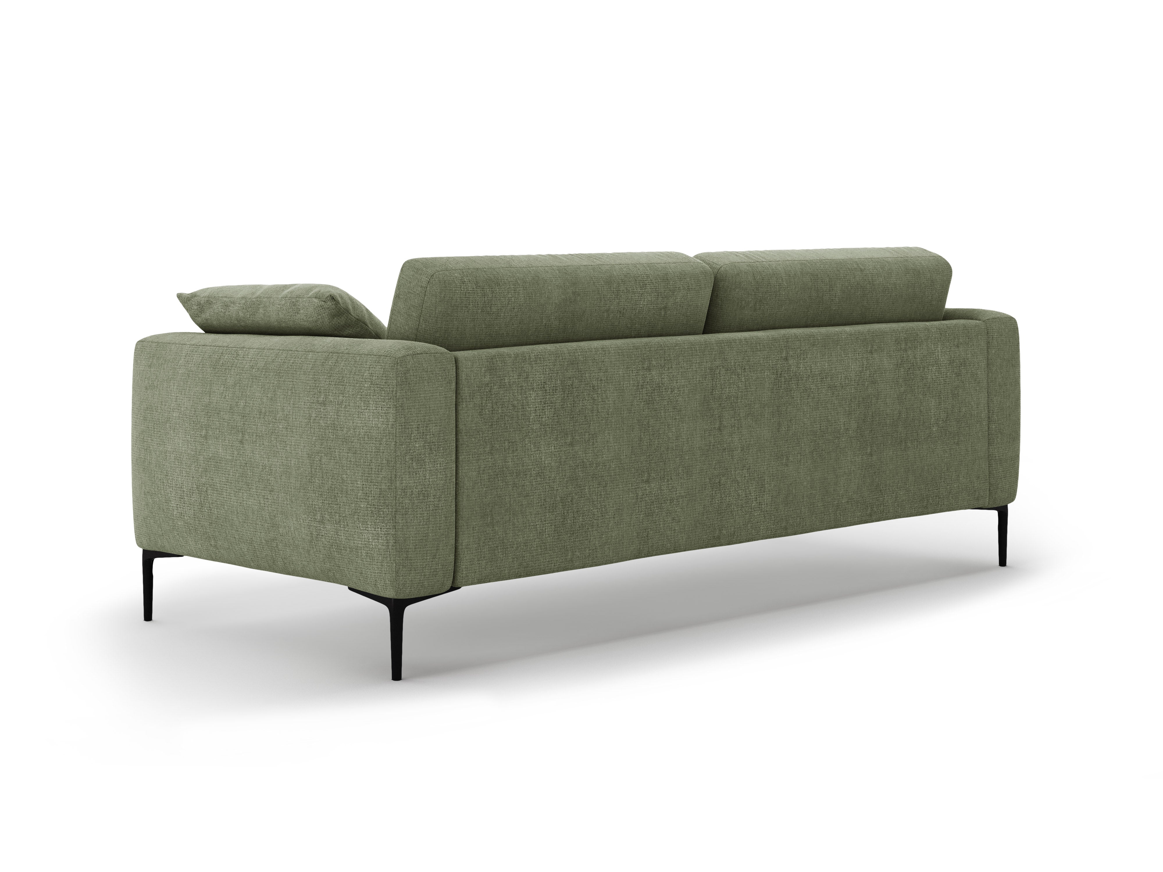 4-seater Sofa BEMY olive chenille