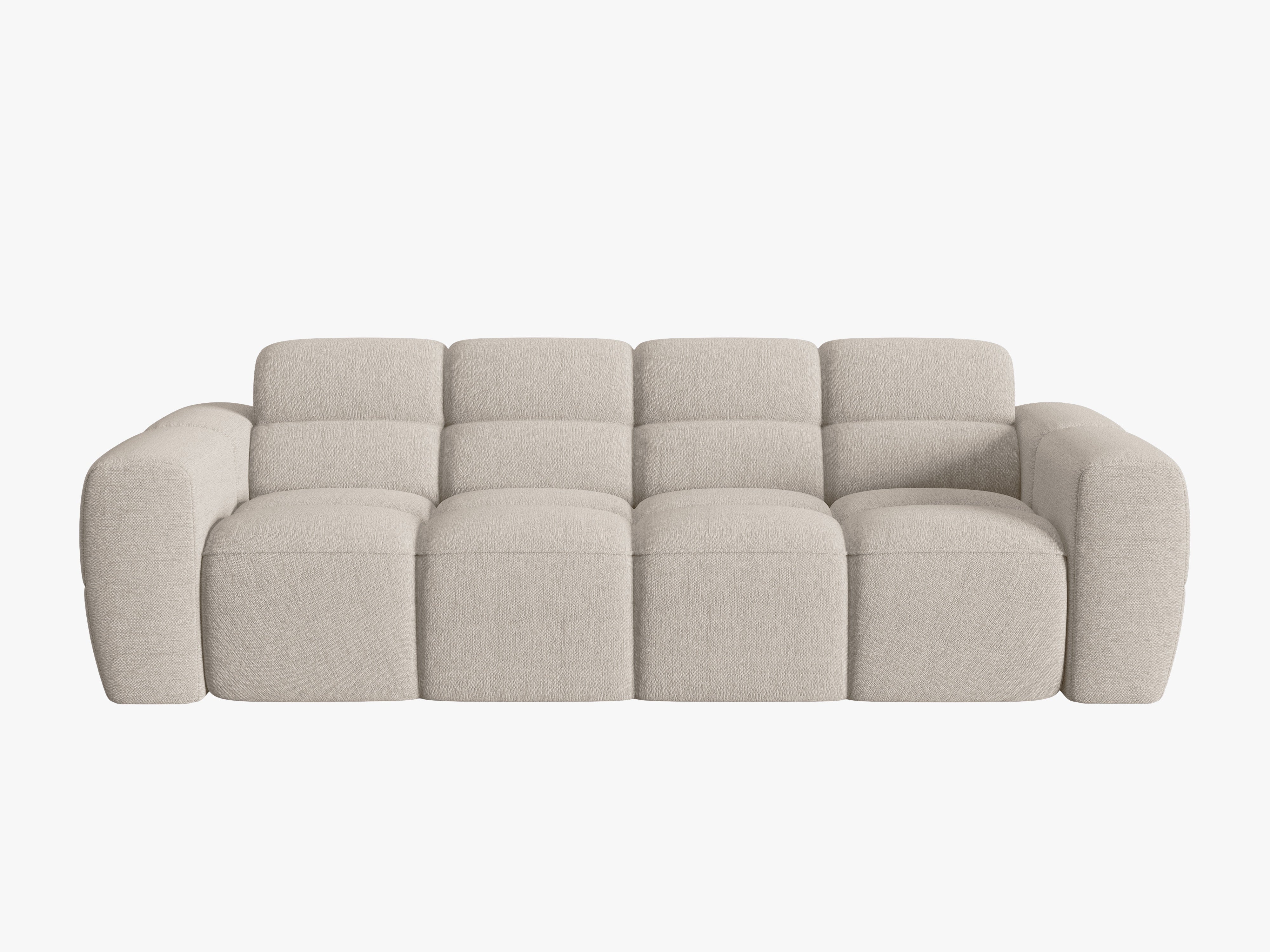 4-seater sofa LISA sand chenille