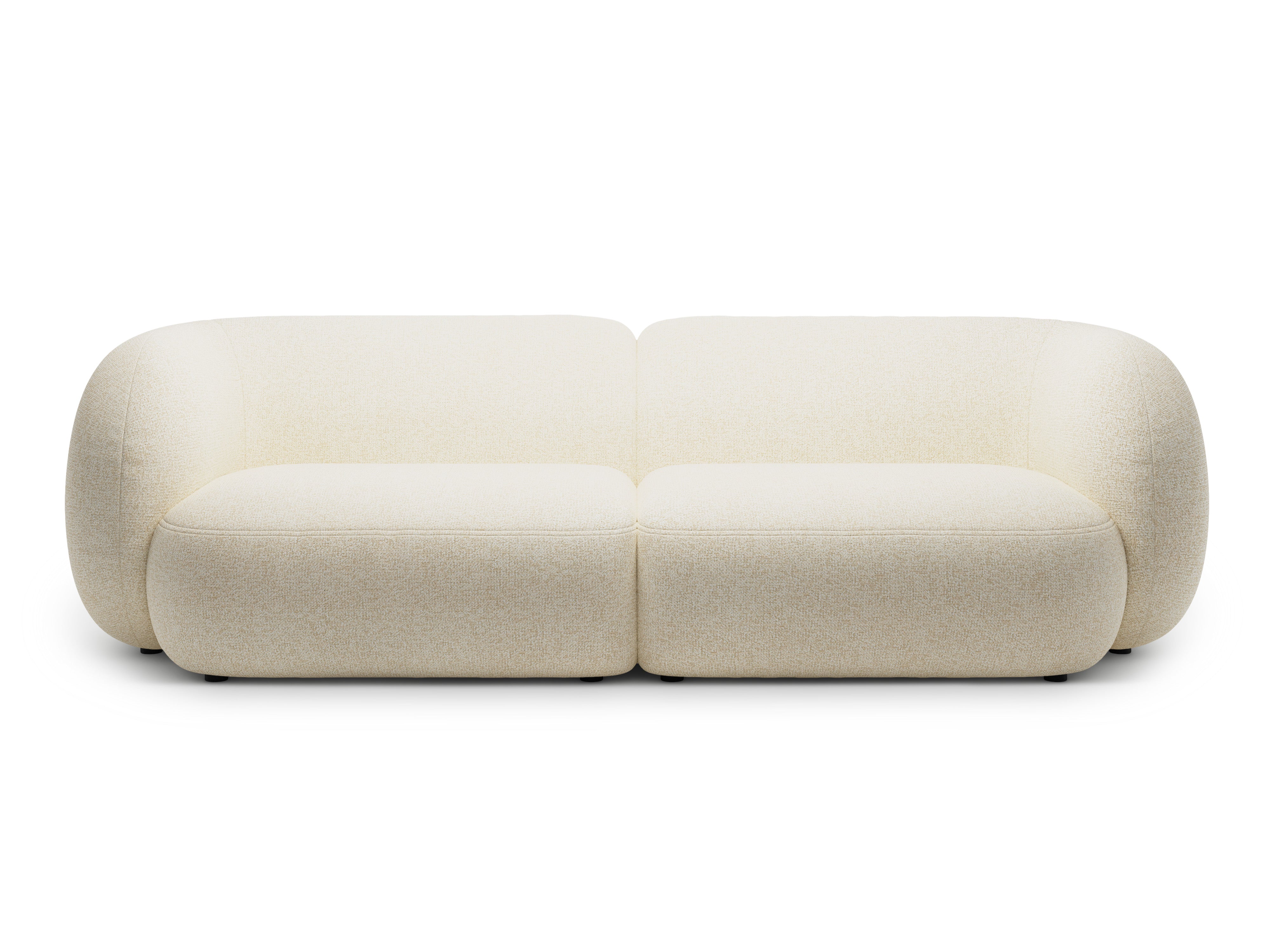 4-seater sofa KATE light beige mélange