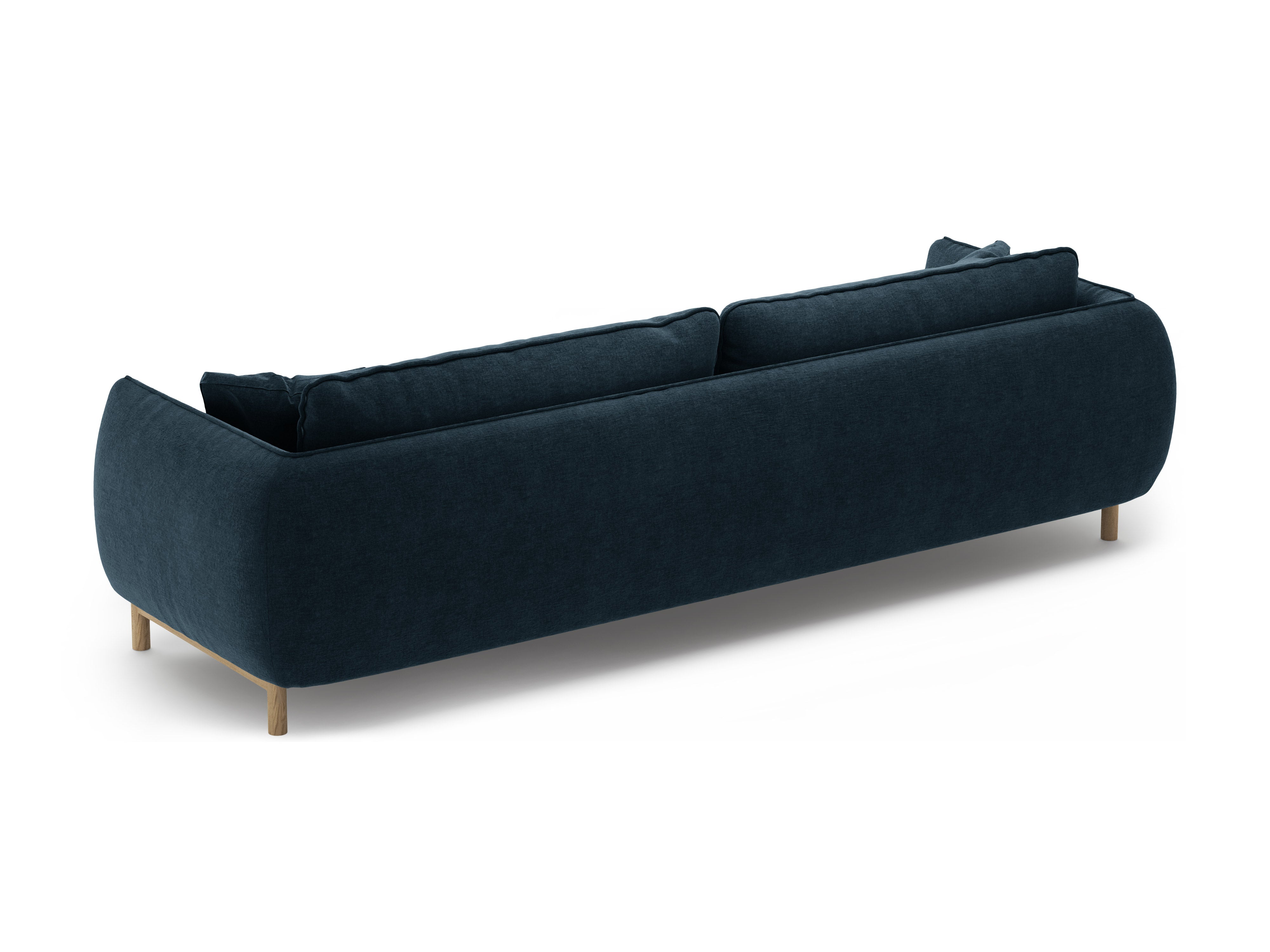 Sofa 4-sitzige ADA meerblau Chenille