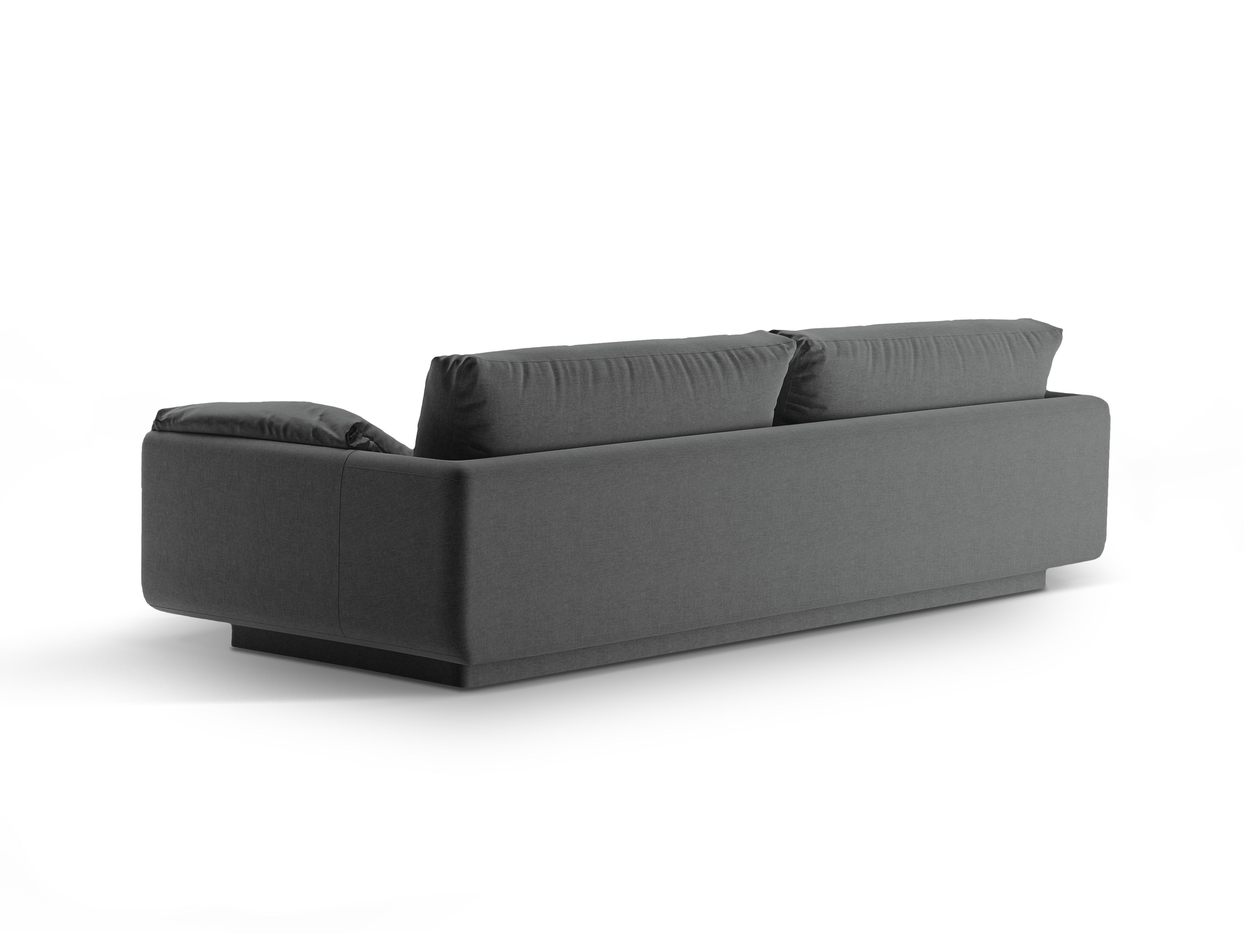 4-Personen-Sofa Torino dunkelgrau