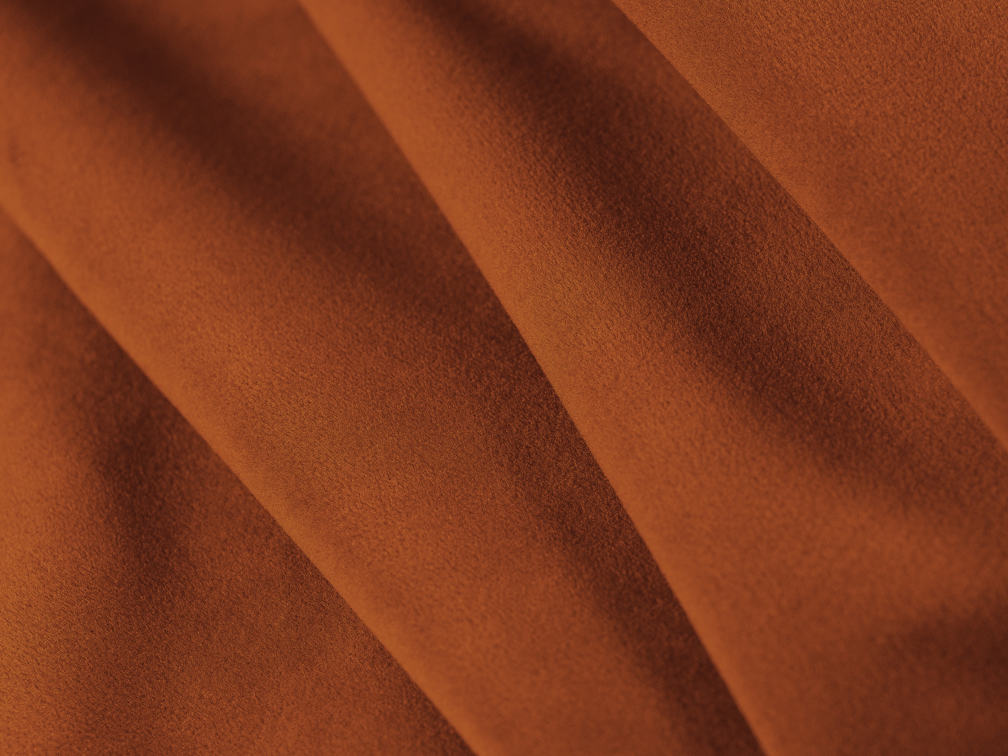 Velvet sofa for 4 people BEMY terracotta