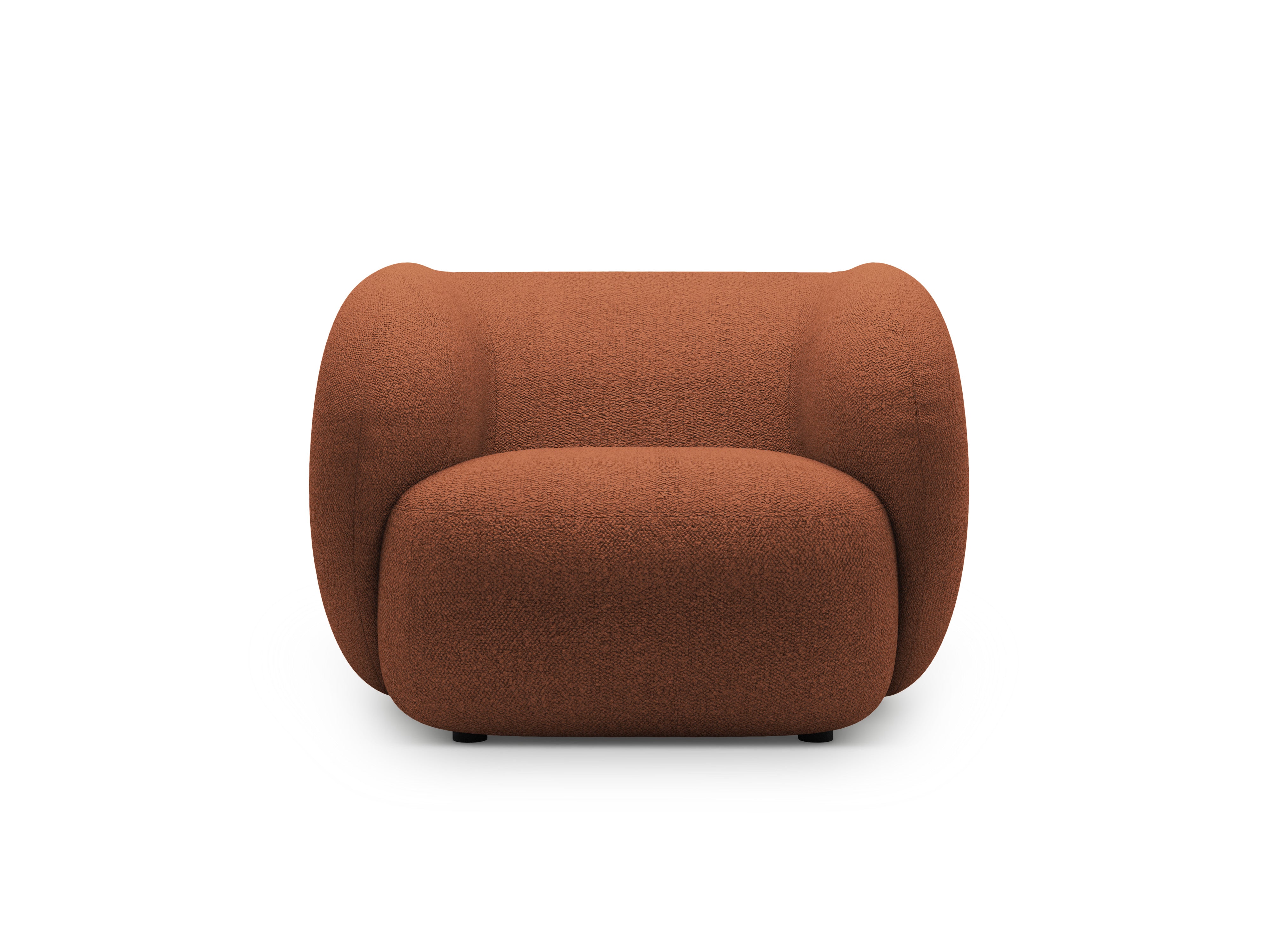 Sessel KATE terrakotta Boucle