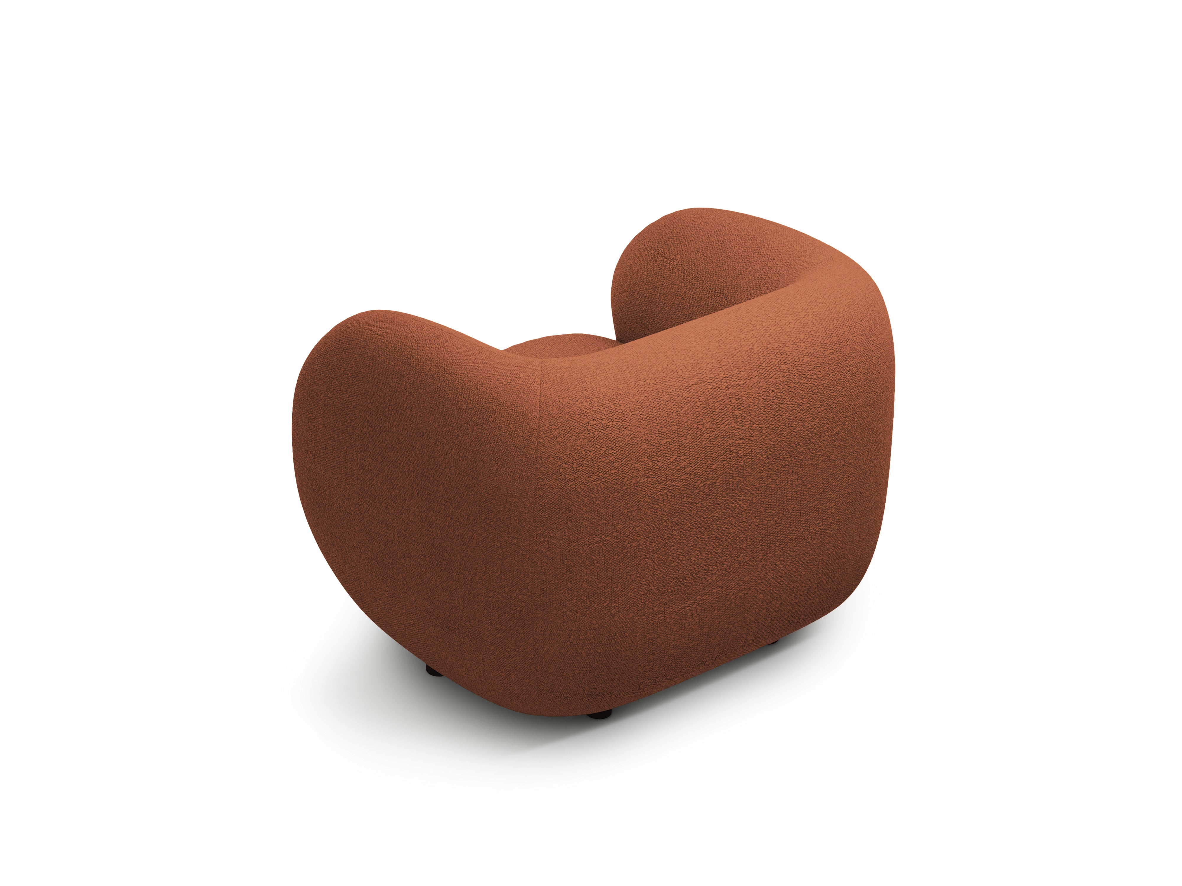 Sessel KATE terrakotta Boucle