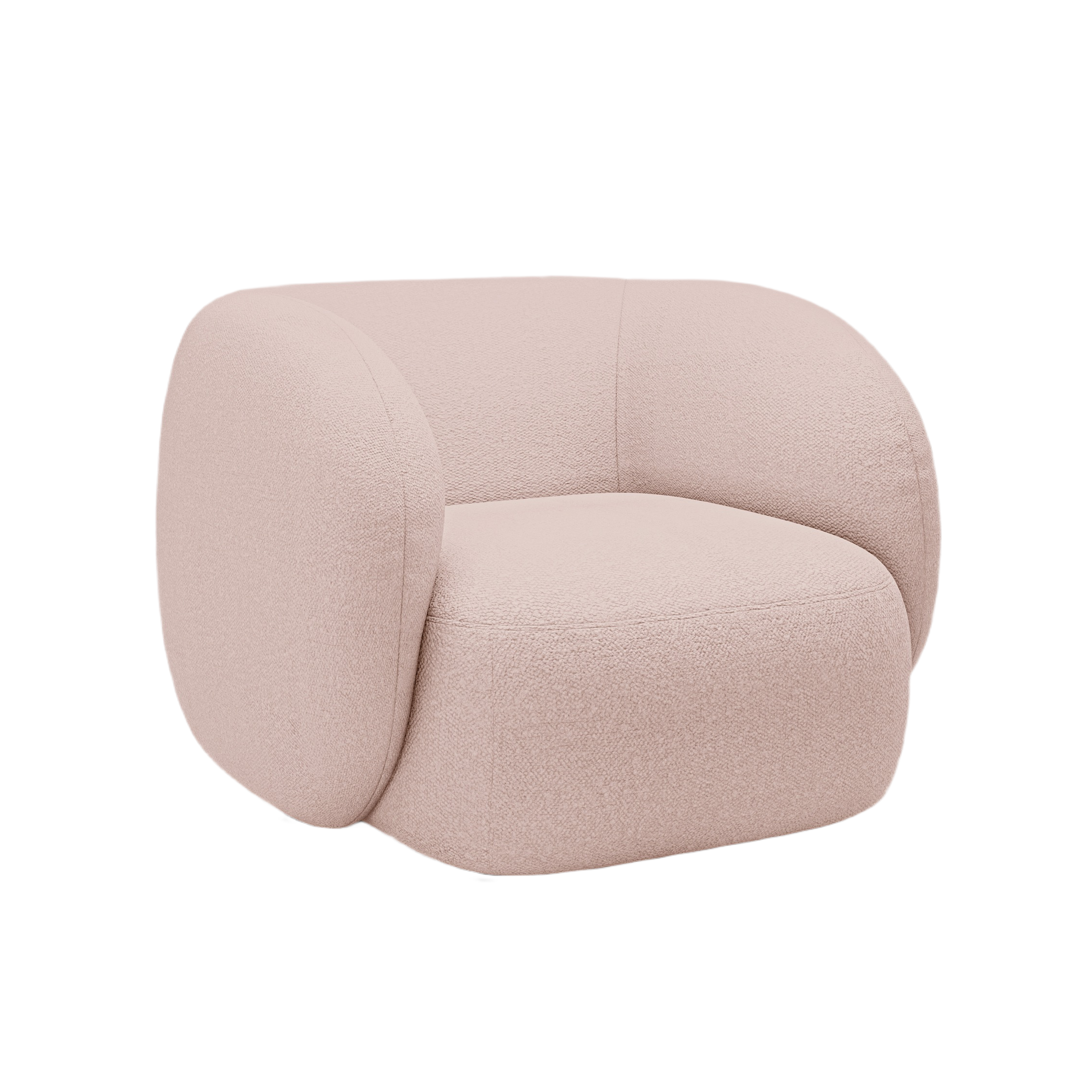 Sessel KATE rosa Boucle
